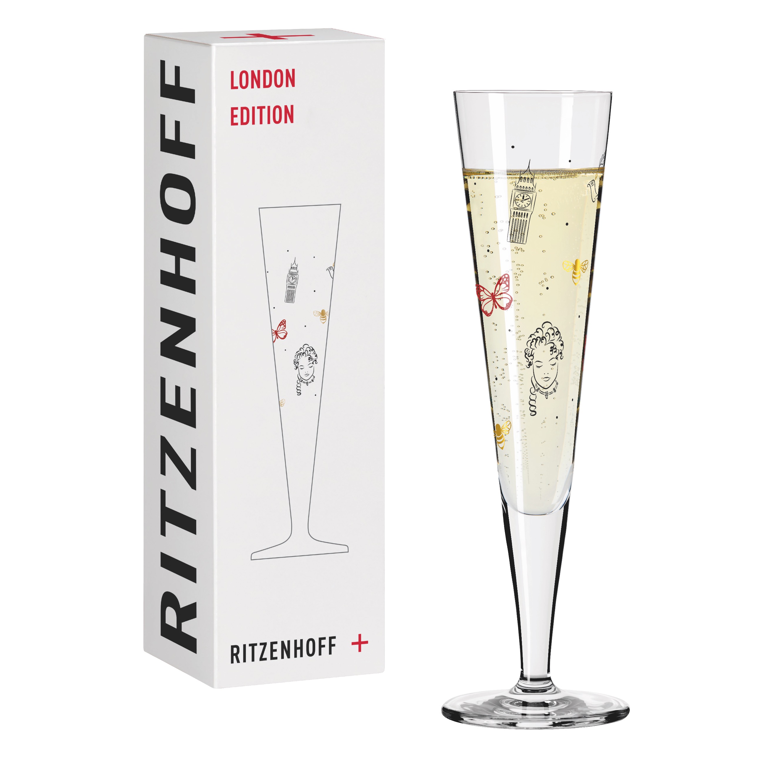 Ritzenhoff Champagnerglas Champus Städte Edition - London Edition