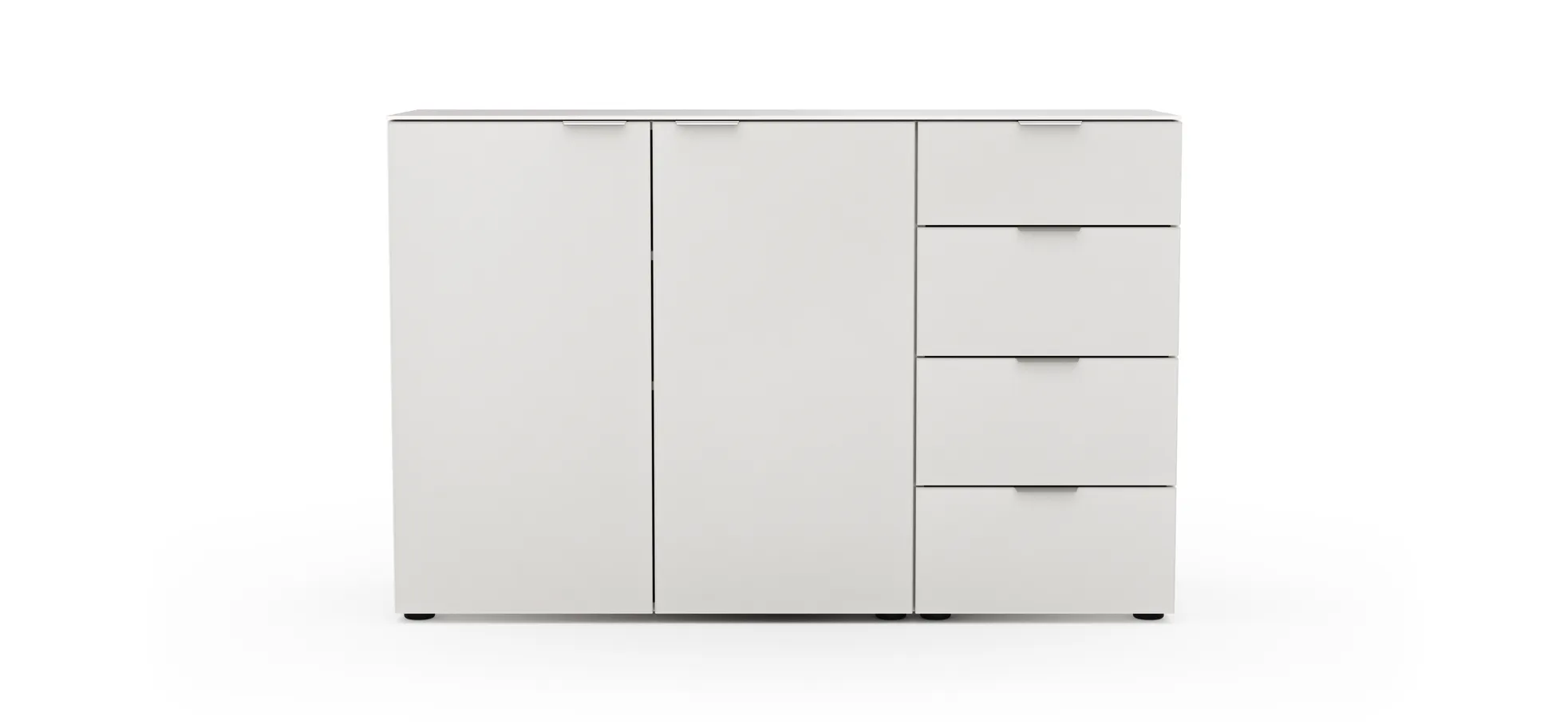 Kommode Colorado Beimöbel - BHT ca. 135x87x43 cm, Offwhite