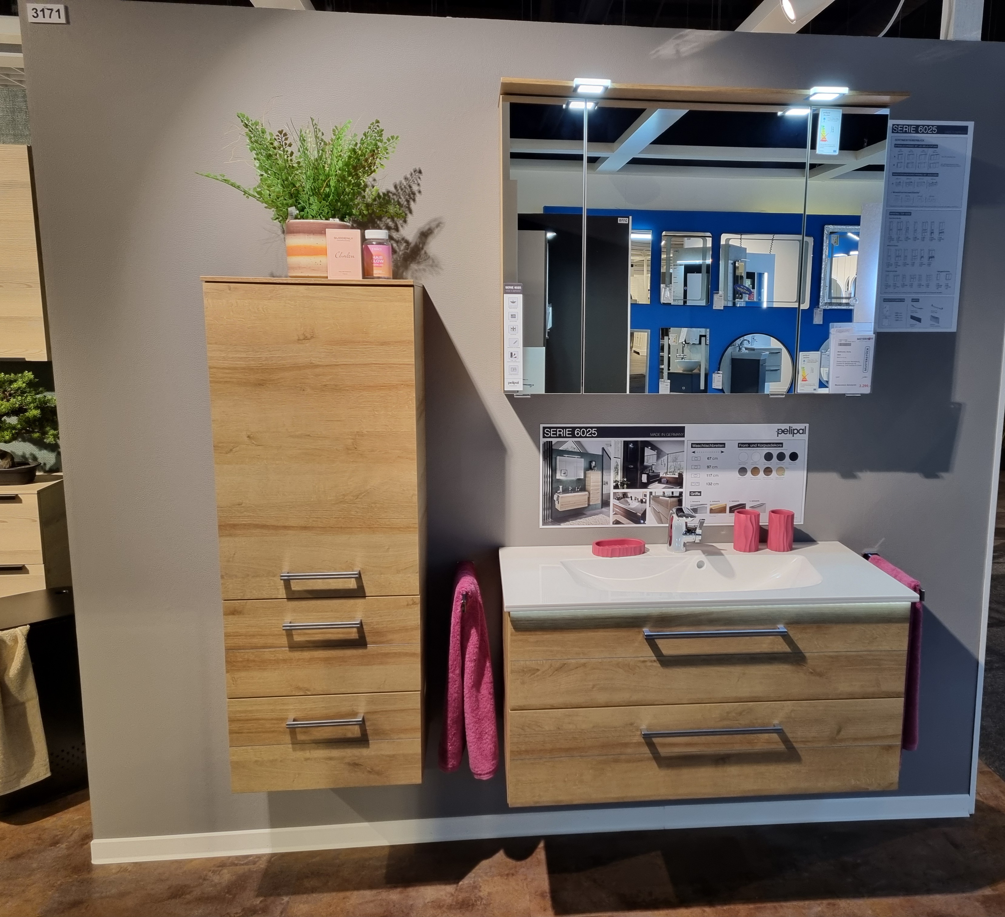 Badkombi, Eiche Nachbildung - 6025