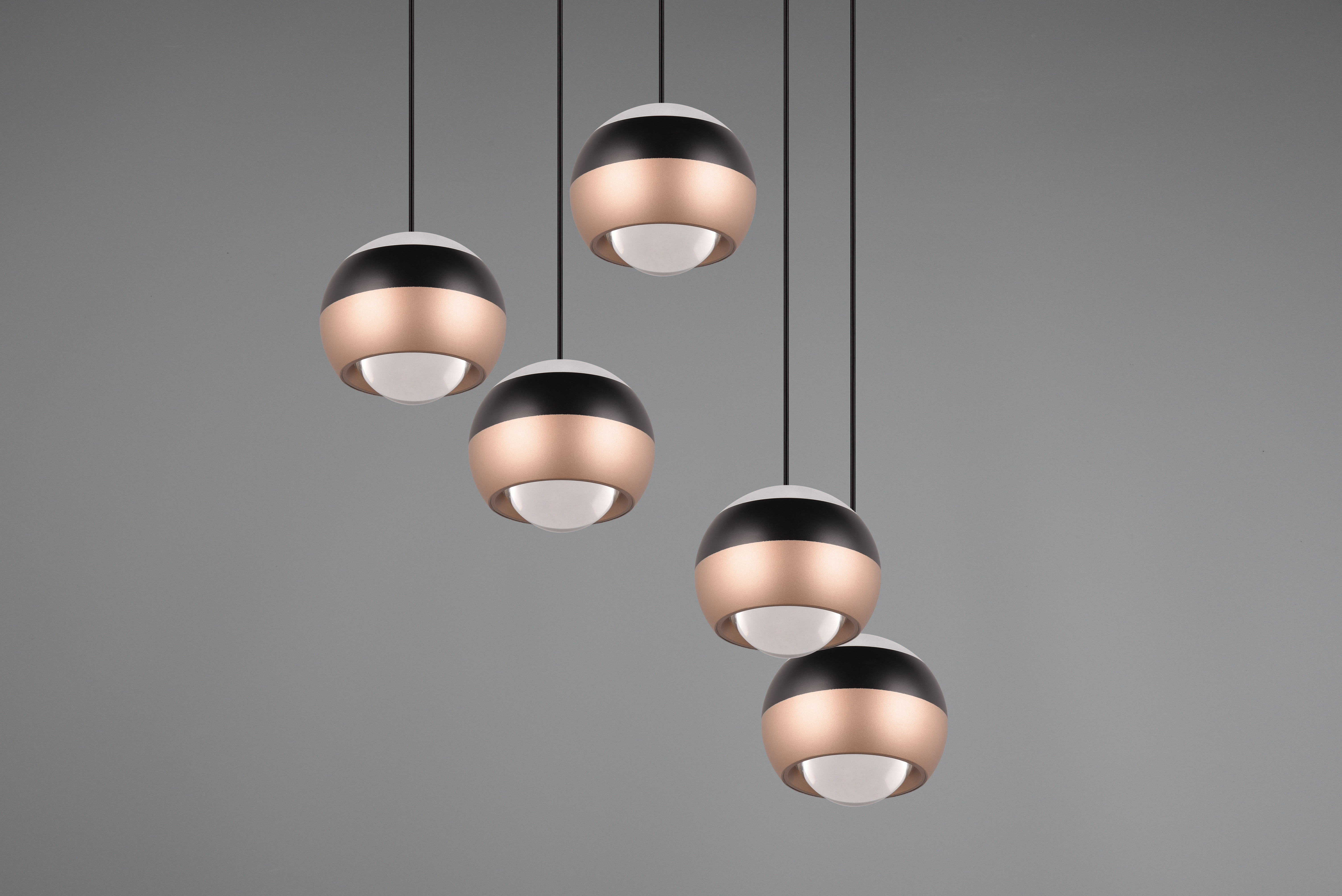 Pendelleuchte Orbit - 5-flg., LED, ca. Ø 30 cm, Höhe ca. 200cm
