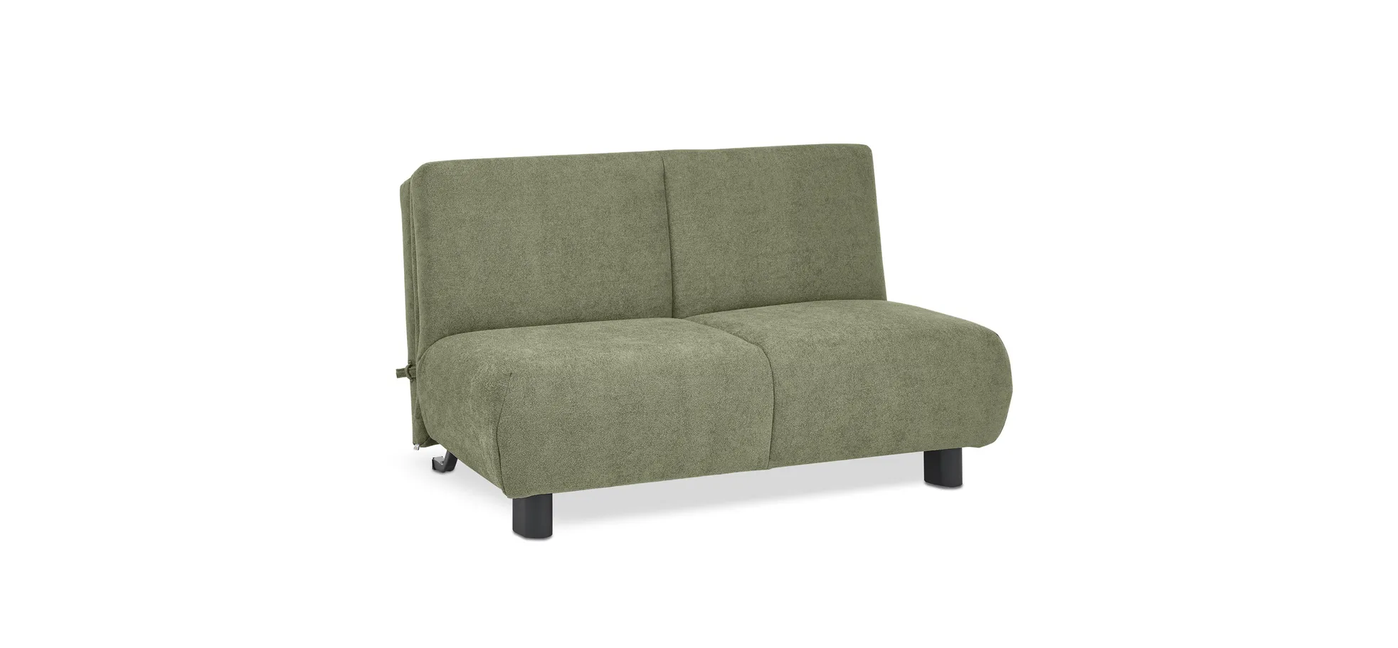 Faltsofa EBBY - 2-Sitzer ohne Armlehne, 140 cm inkl. Schlaffunktion/Relaxfunktion, Stoff, Grün Faltsofa EBBY - 2-Sitzer ohne Armlehne, 140 cm inkl. Schlaffunktion/Relaxfunktion, Stoff, Grün