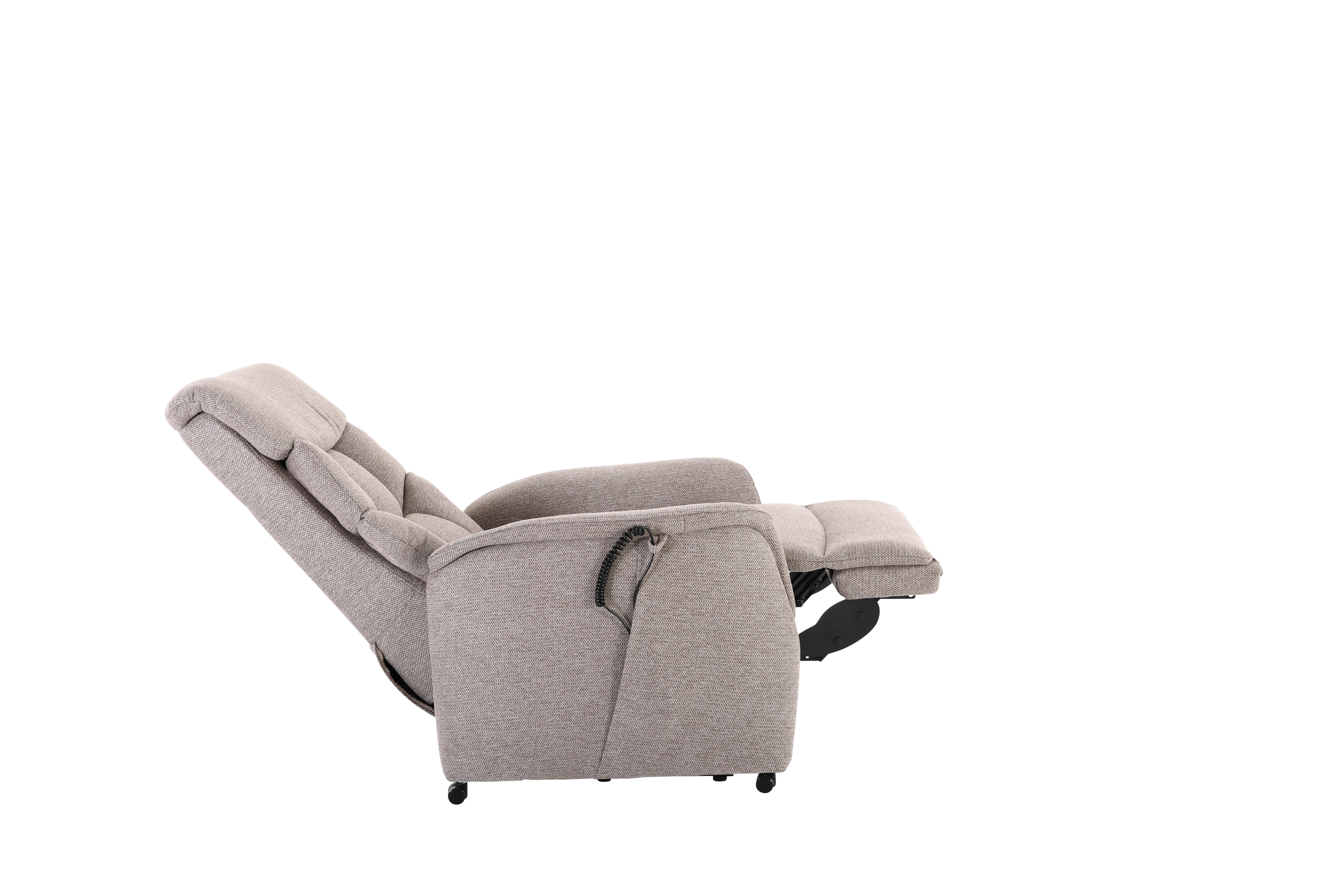 Fernsehsessel, Stoff braun/beige - Marlo