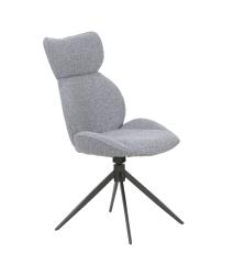 Vierfußstuhl, grau - Mirna