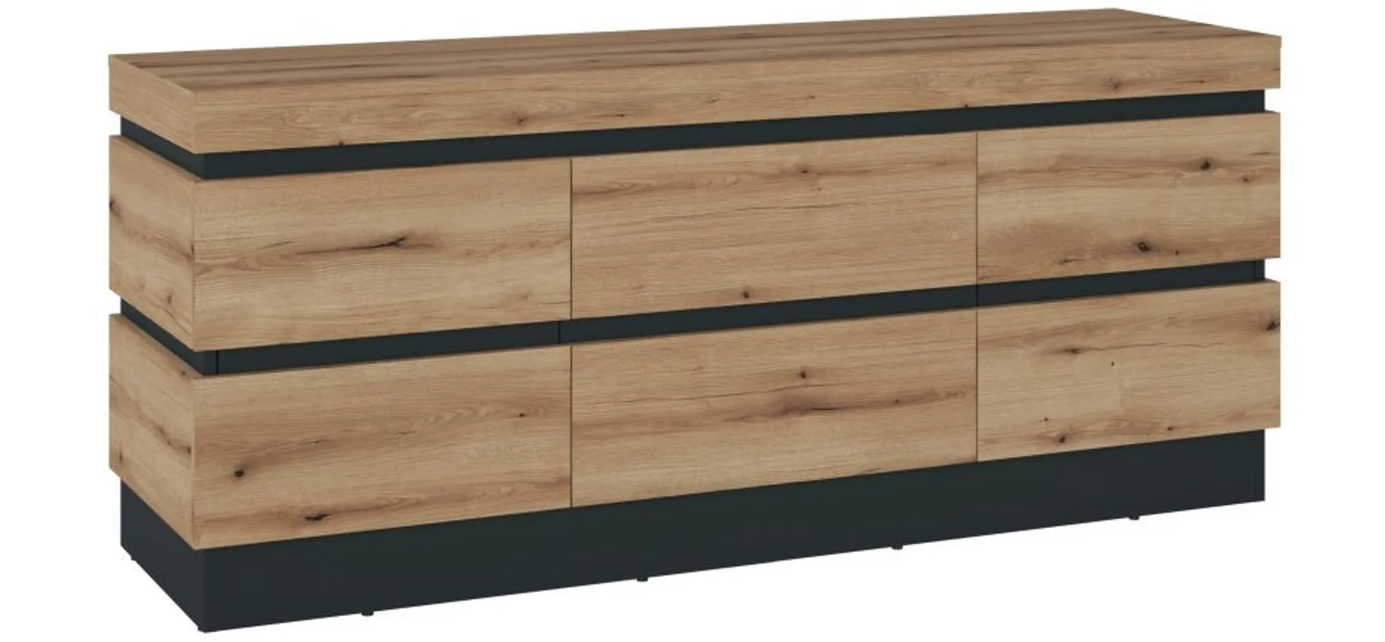 TV-Unterteil, Coast Evoke Eiche - Waca