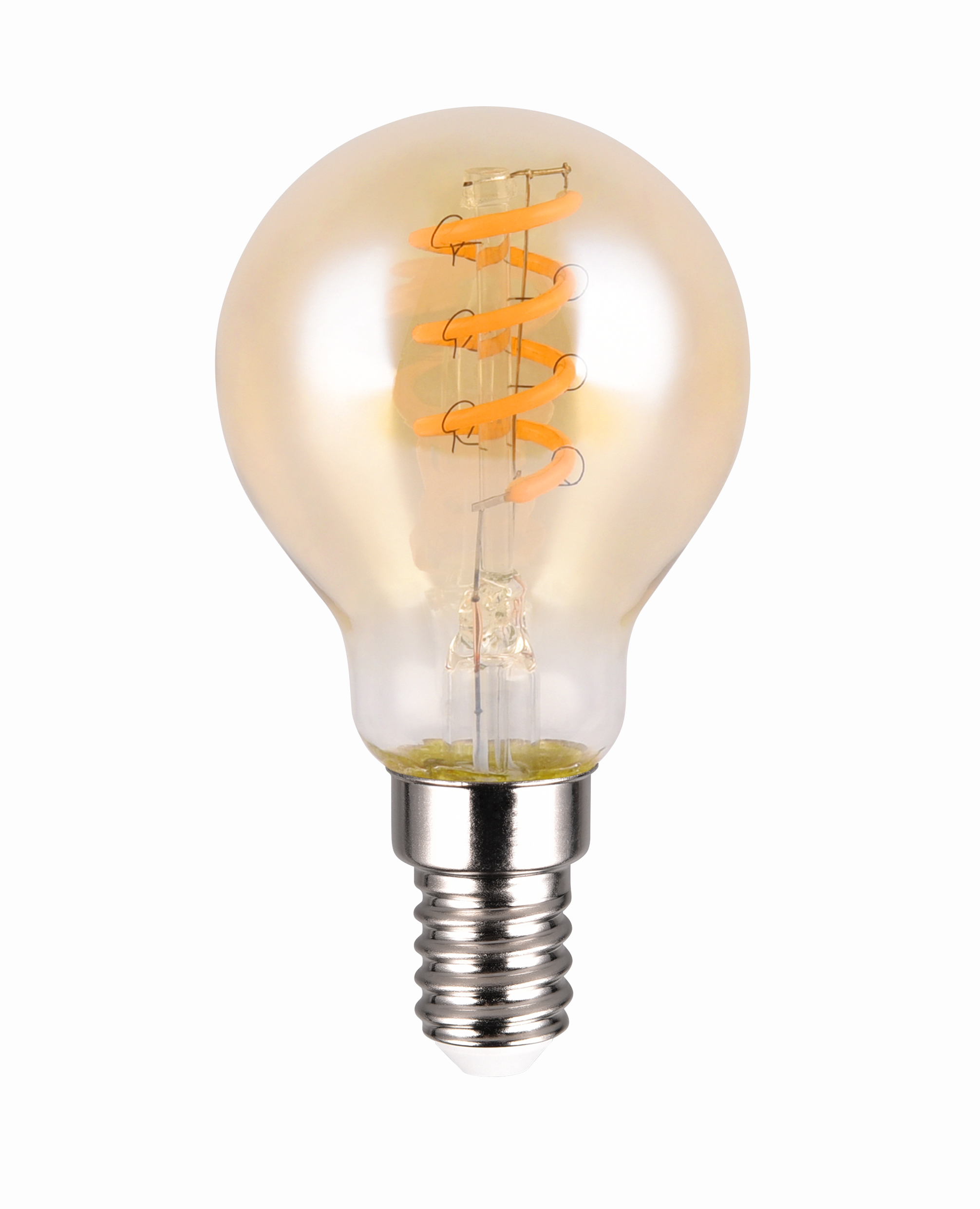 Leuchtmittel LED-LM - 1flg., Glas/amberfarbig,8,5xØ4,5cm