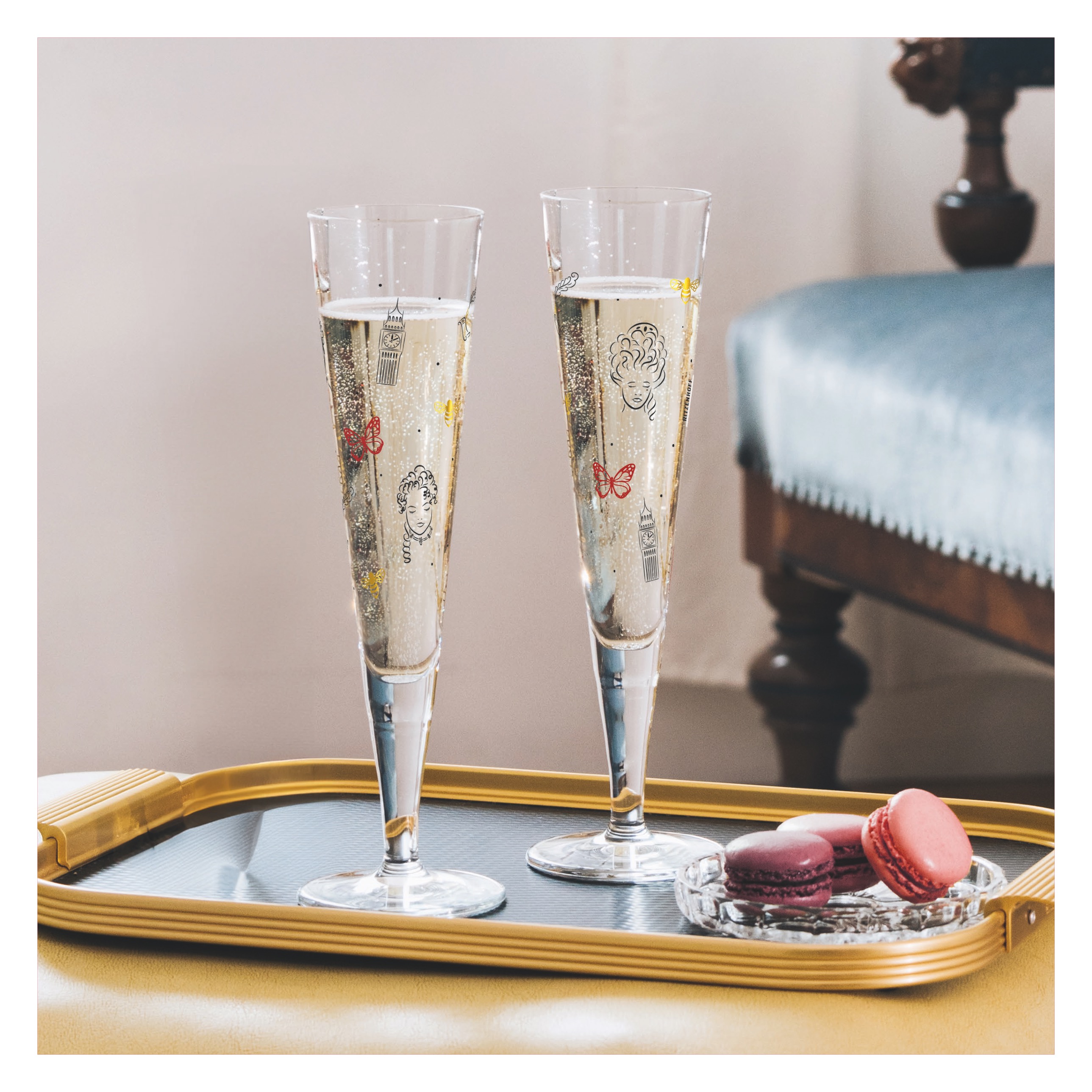 Ritzenhoff Champagnerglas Champus Städte Edition - London Edition