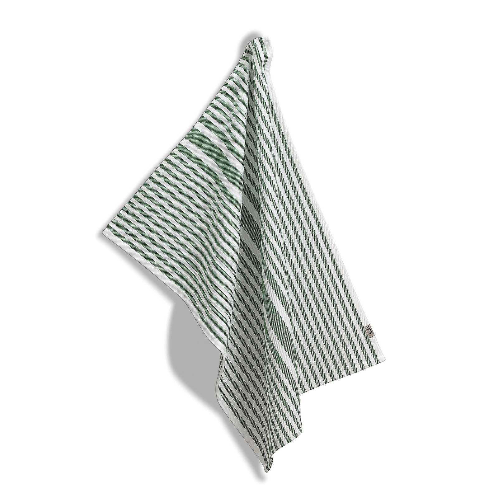 Geschirrtuch Cora 50x70 cm - 100%Baumwolle hellgrün/grün Streifen