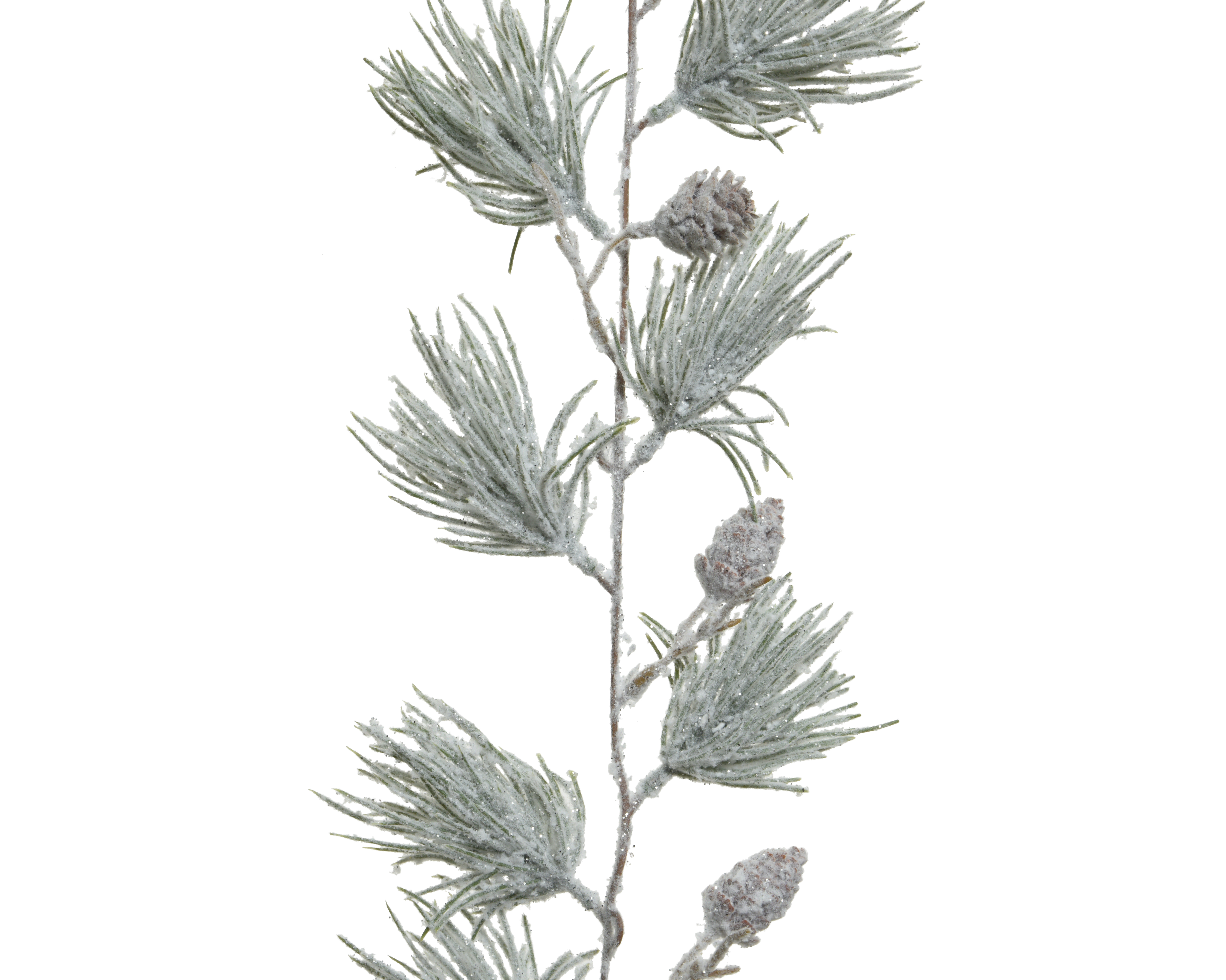 Girlande Kiefer beschneit - weiß, Ø8.00-L180.00cm