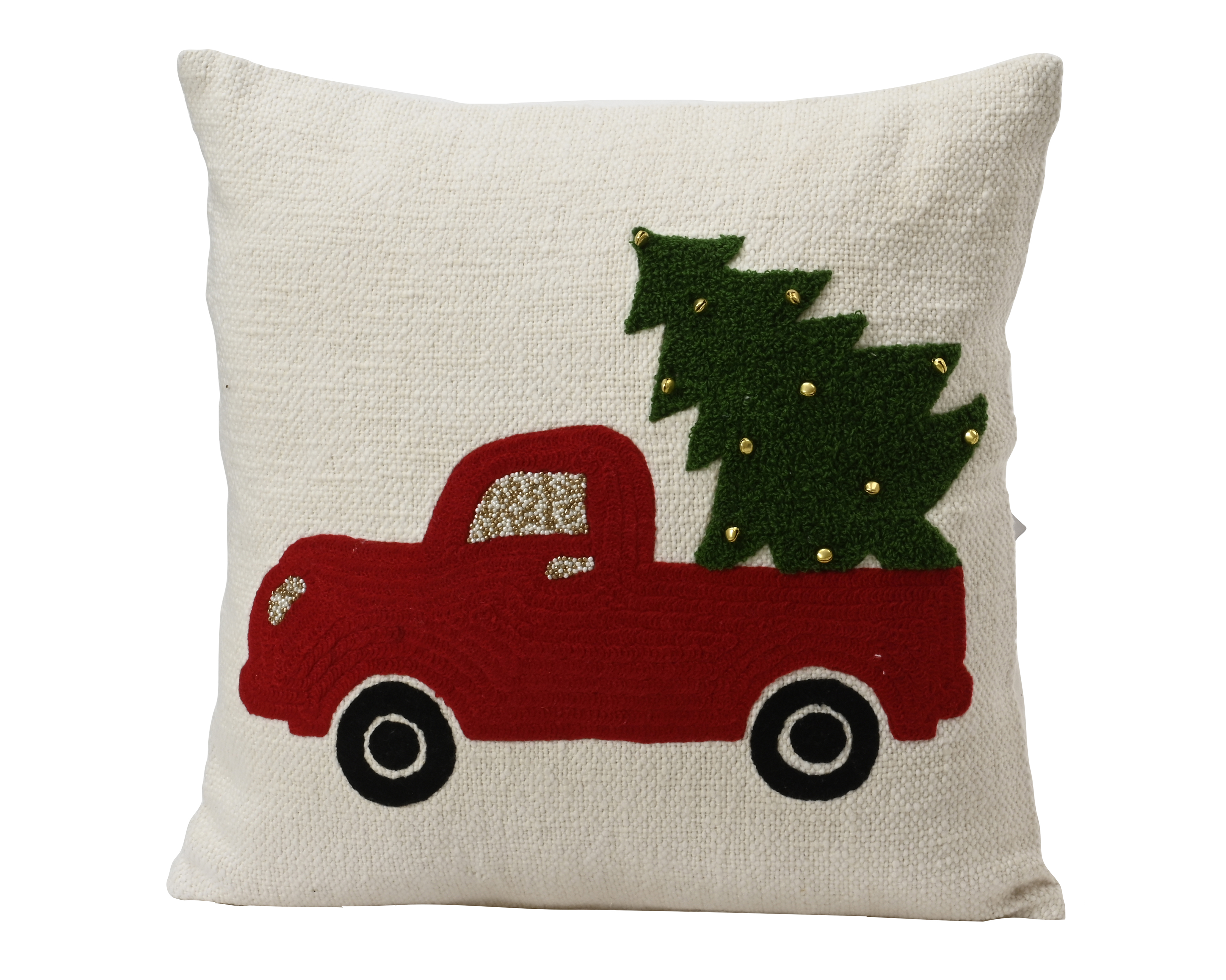 Deko-Kissen Pick-Up Tannenbaum - bunt, L10.00-W45.00-H45.00cm
