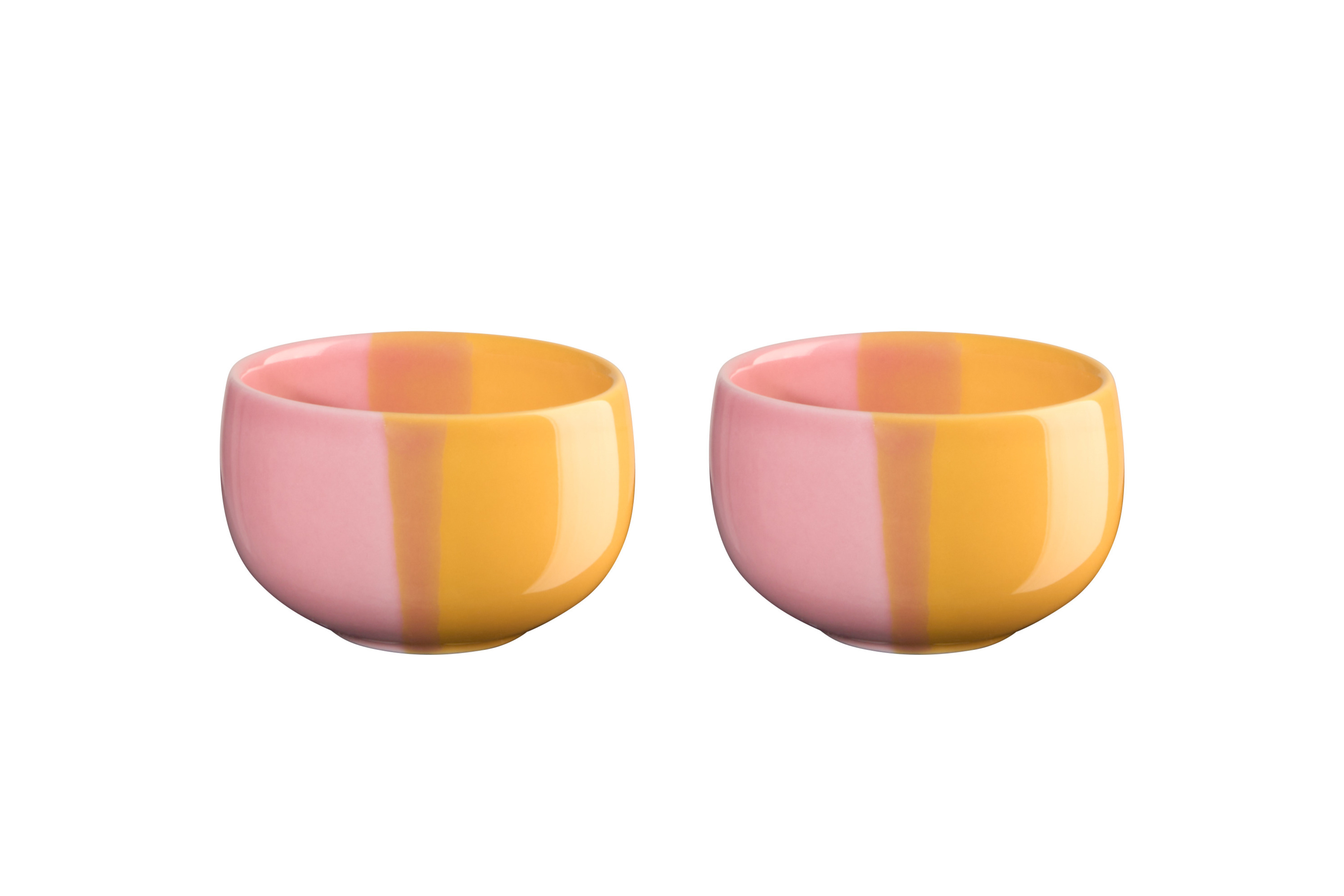 2er Set Eierbecher joy,  passion fruit smooth - Ø4,7 cm, Höhe 3 cm