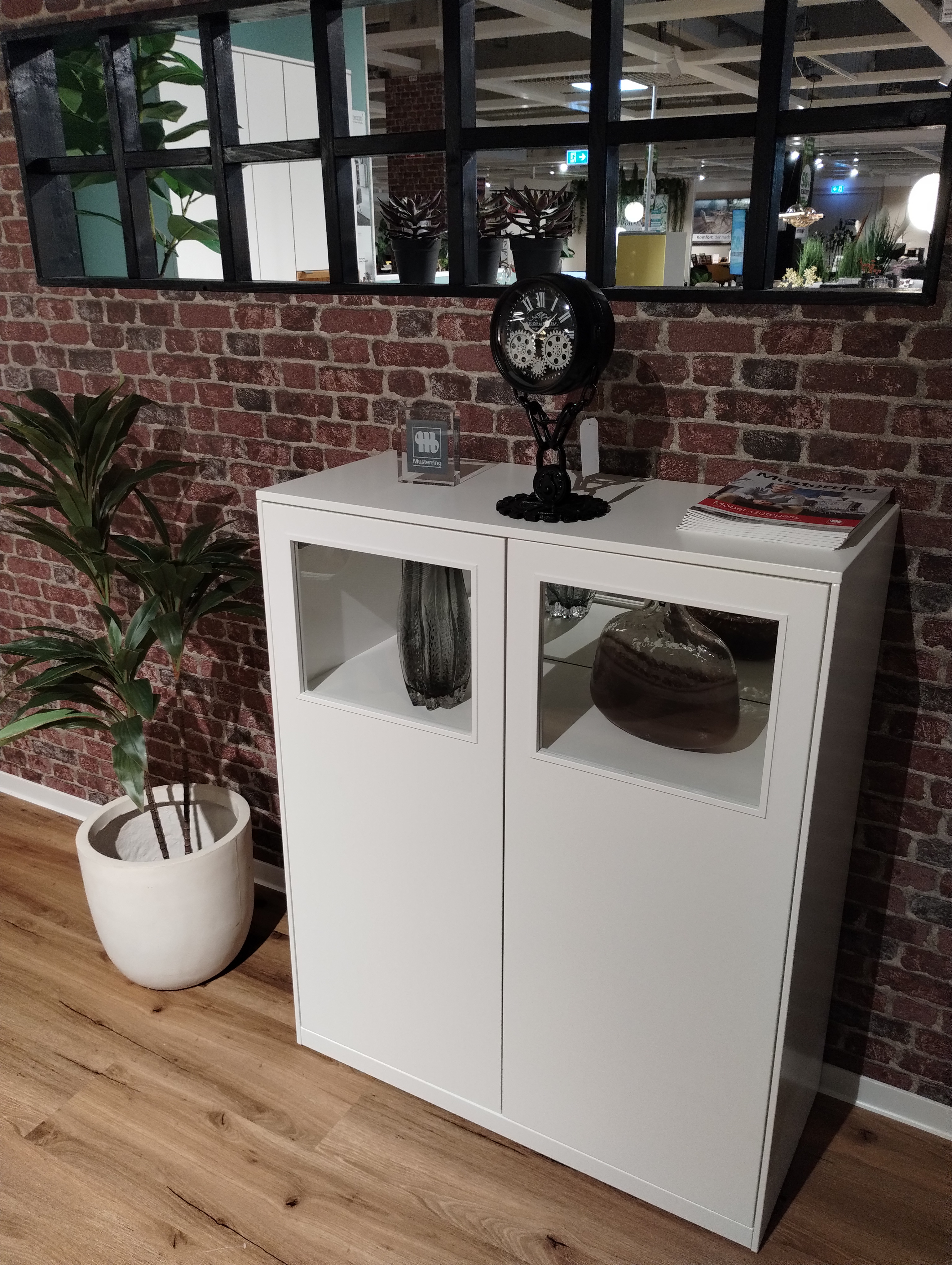 Musterring, Highboard, Lack weiss - Kara Frame