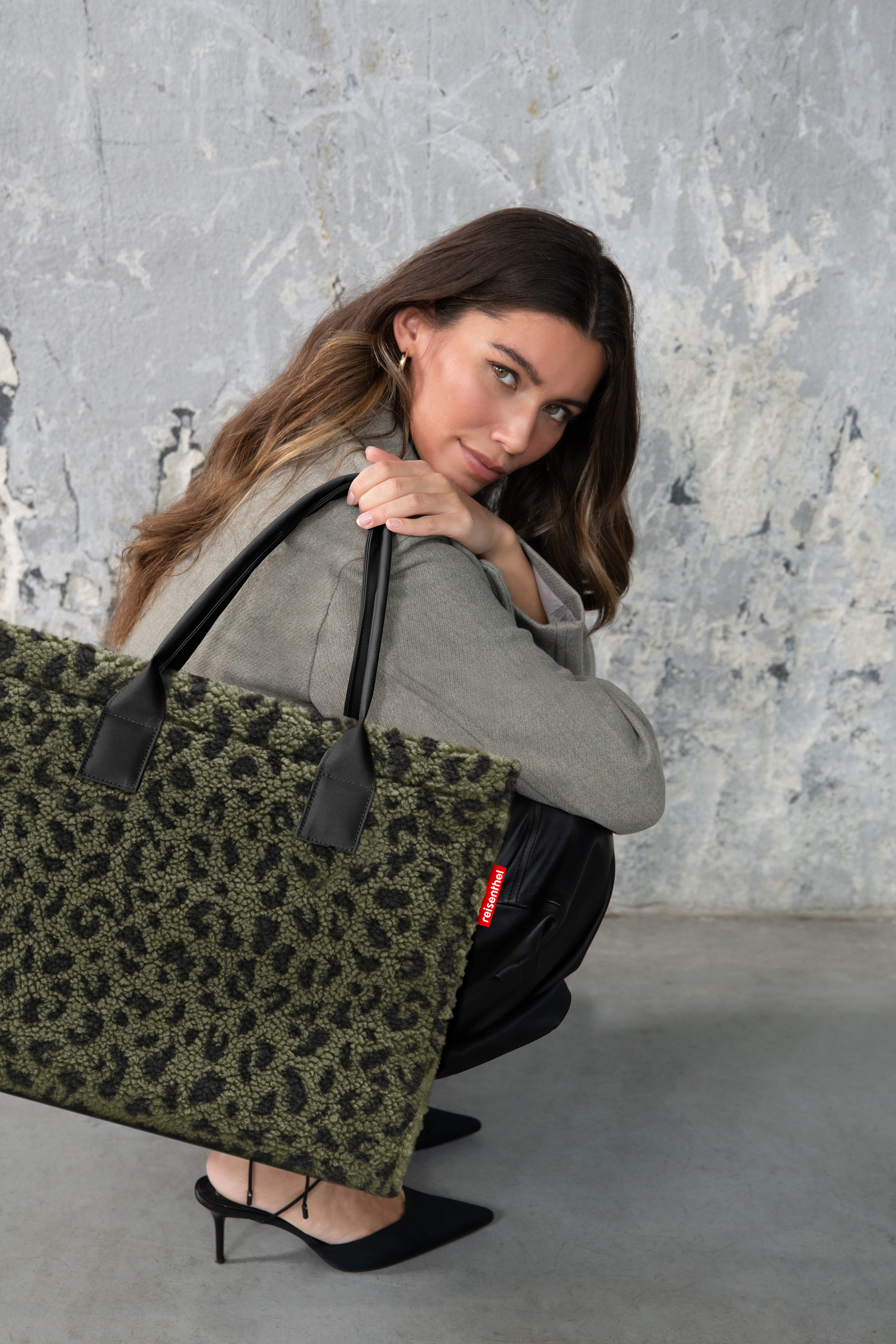 reisenthel, daily shopper - teddy leo olive