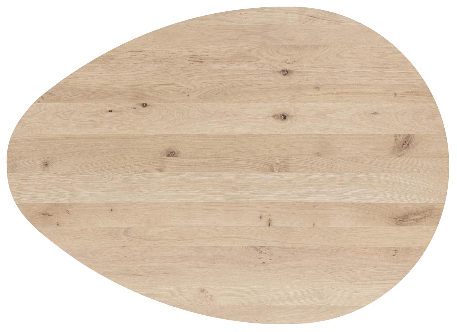 Esstisch, Eiche massiv, oval - Cosenza - Xooon