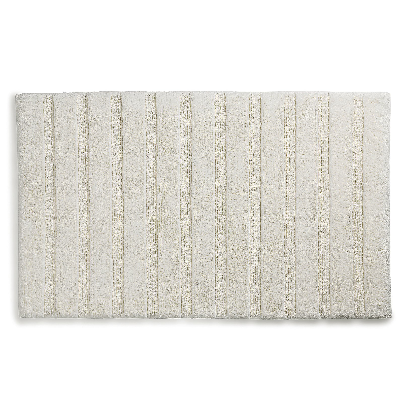 Badematte Megan 60x1,6x100 cm - 100%Baumwolle offwhite