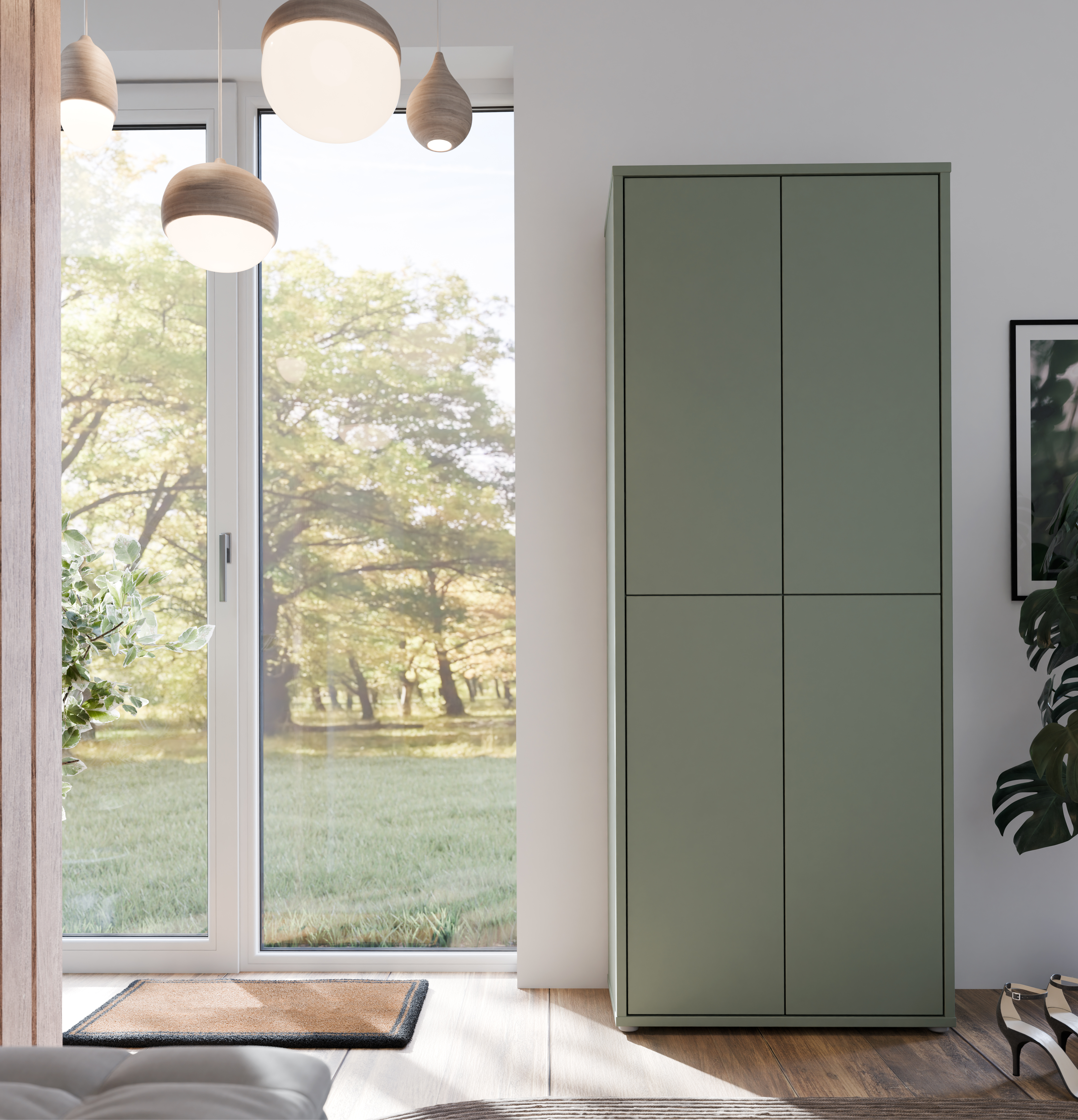 Schuhschrank, salbei - Faid