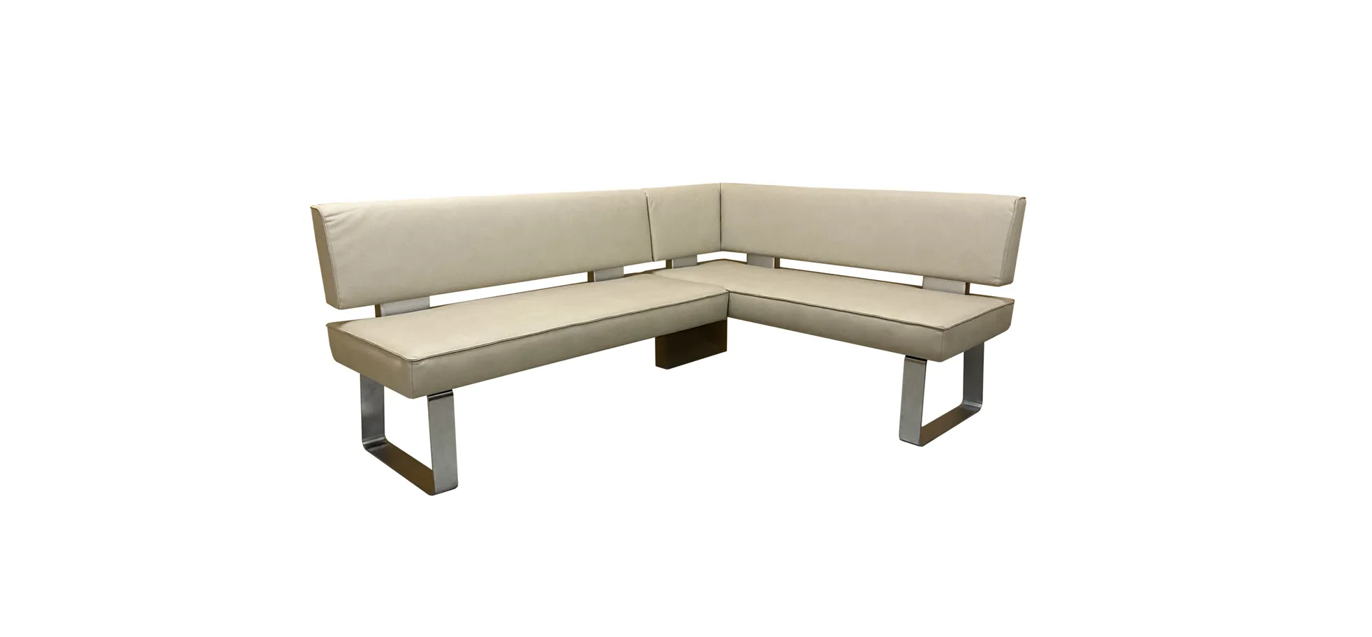 Eckbank EM Variantes - Stellmaß ca. 203x156 cm, Stoff, creme