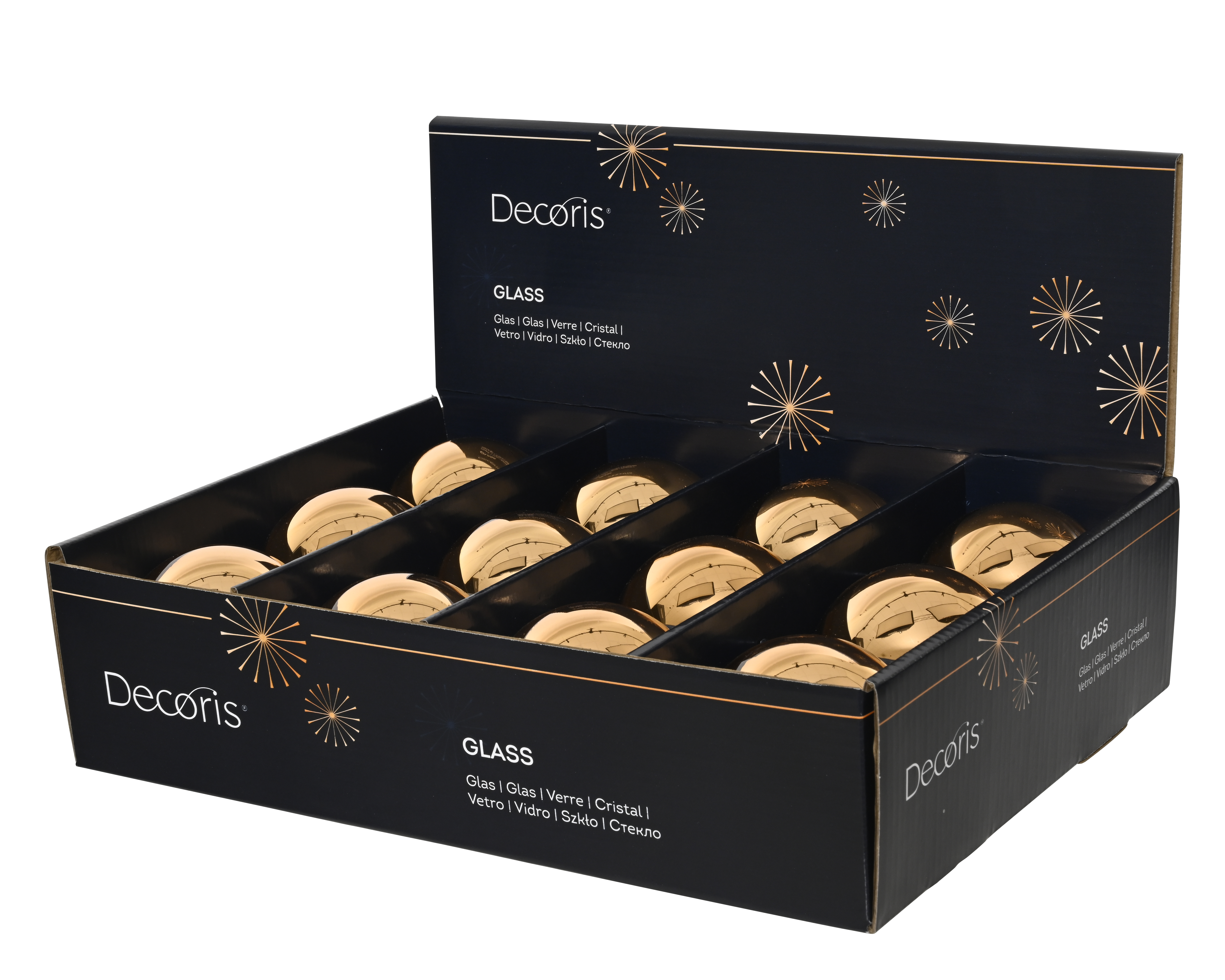 Kugel - brandy, Glas, Ø8cm