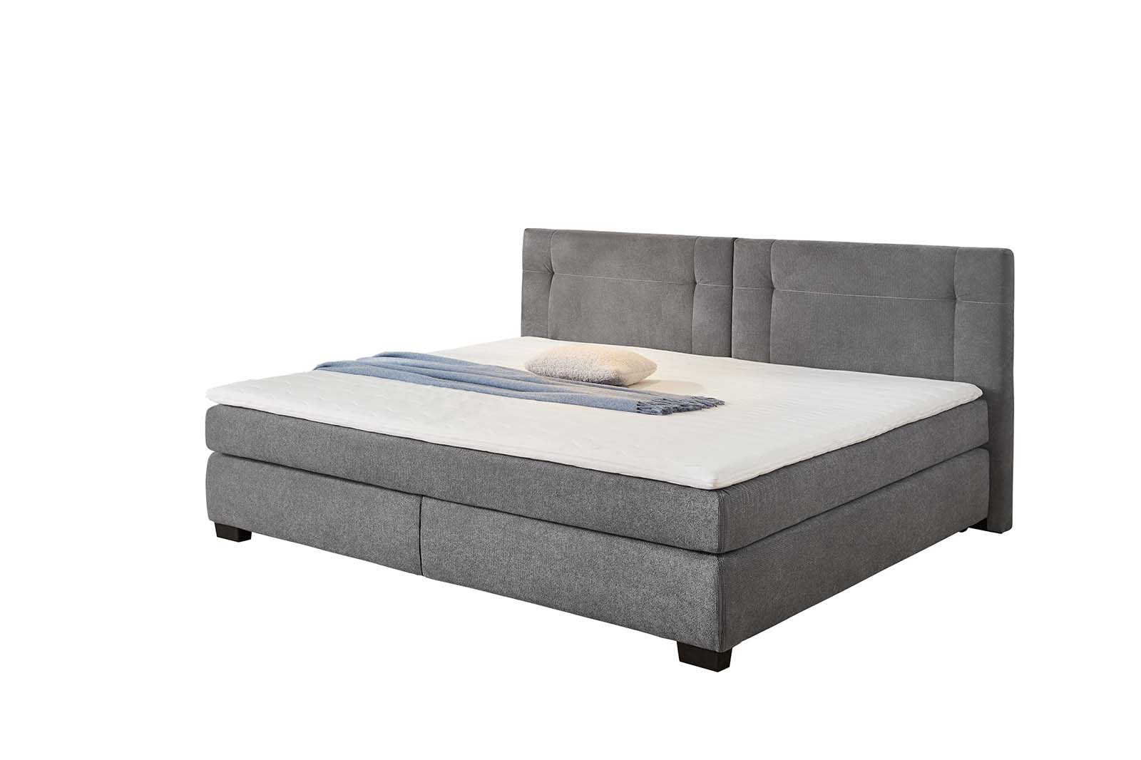 Familienboxspringbett, grau, 240 x 200 cm    - MyStyle 3023