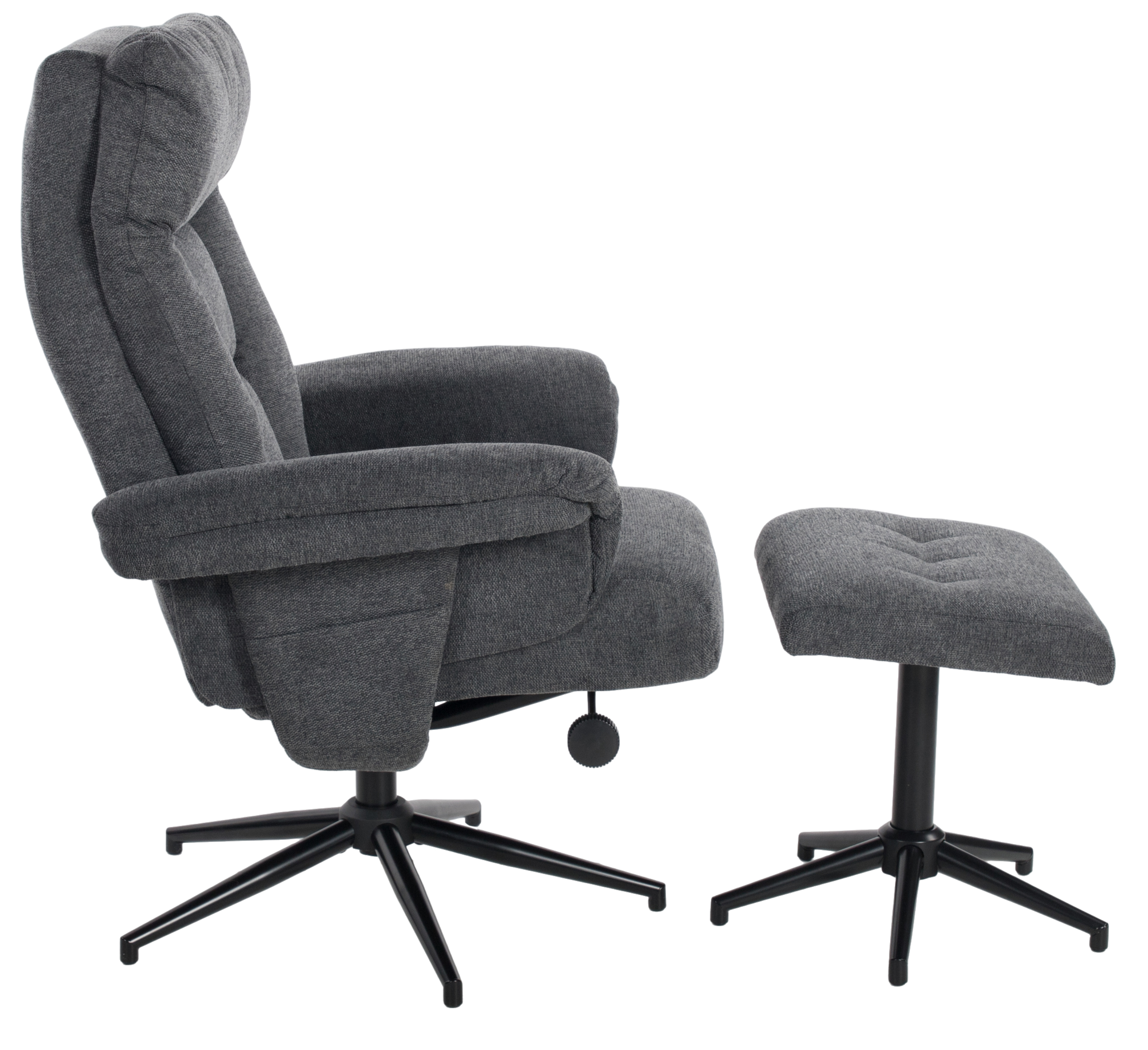 Relax-, TV-Sessel mit Funktion, anthrazit - 14442