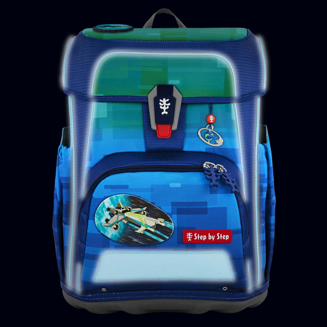 CLOUD OCEAN Schulranzen-Set "Space Craft Spike" - 5-teilig