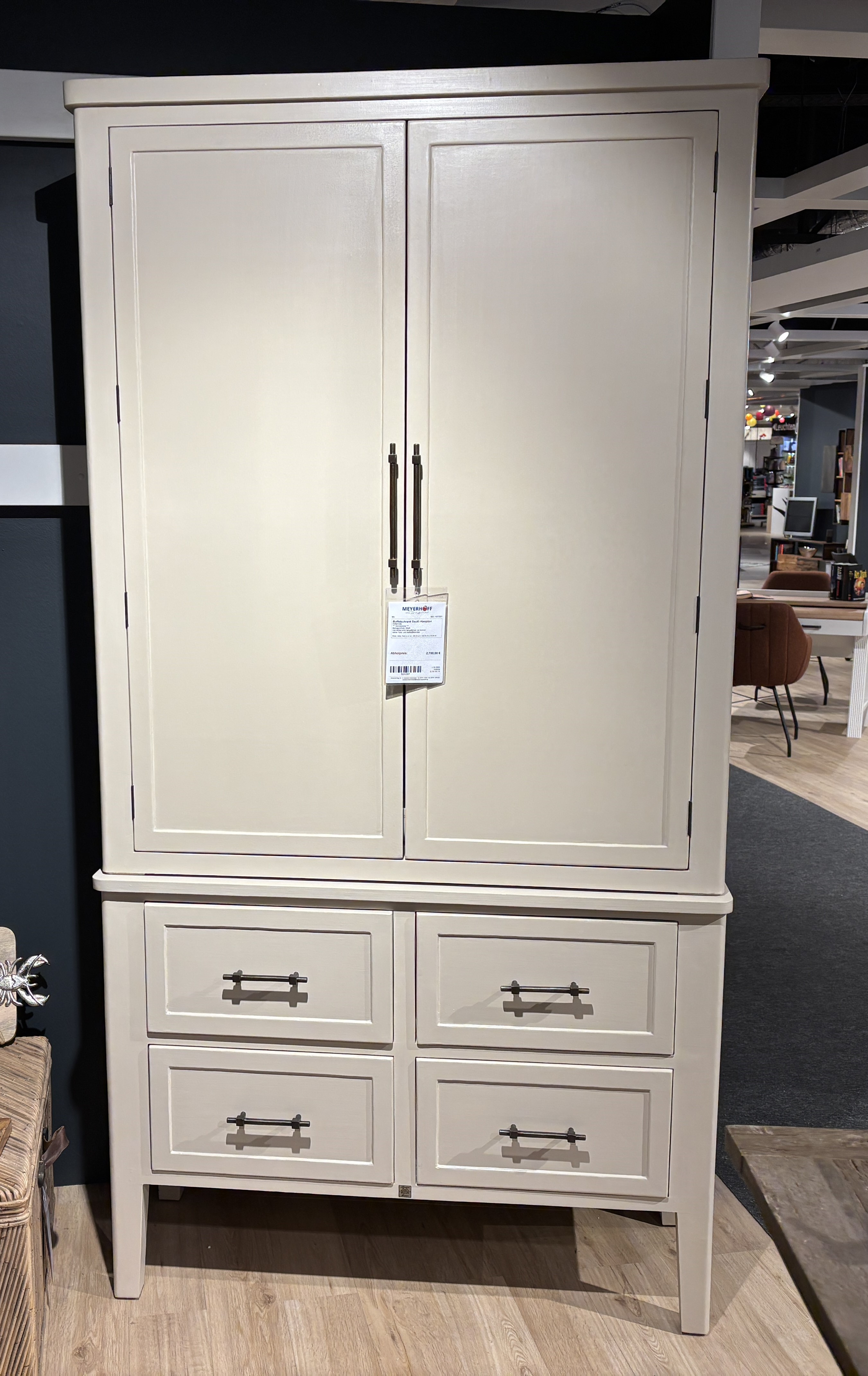 Buffetschrank South Hampton, weiß - FURNITURE