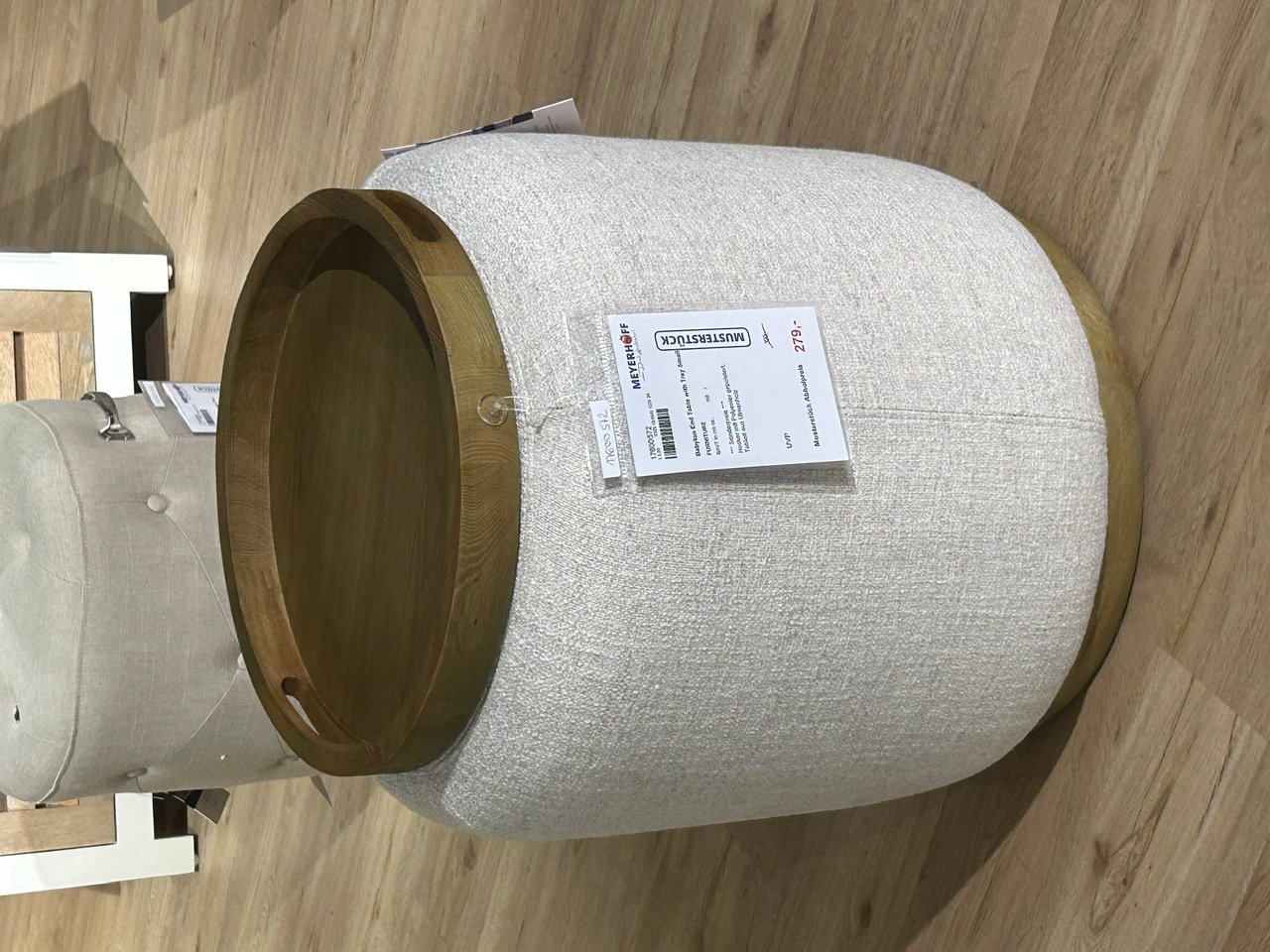 Babylon End Table with Tray Small - FURNITURE