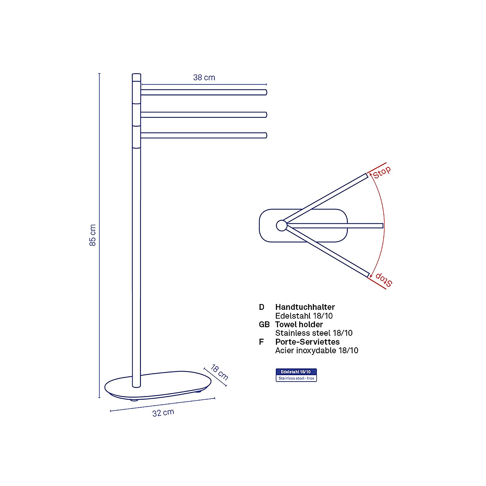 Handtuchhalter Lucido - LUCIDO