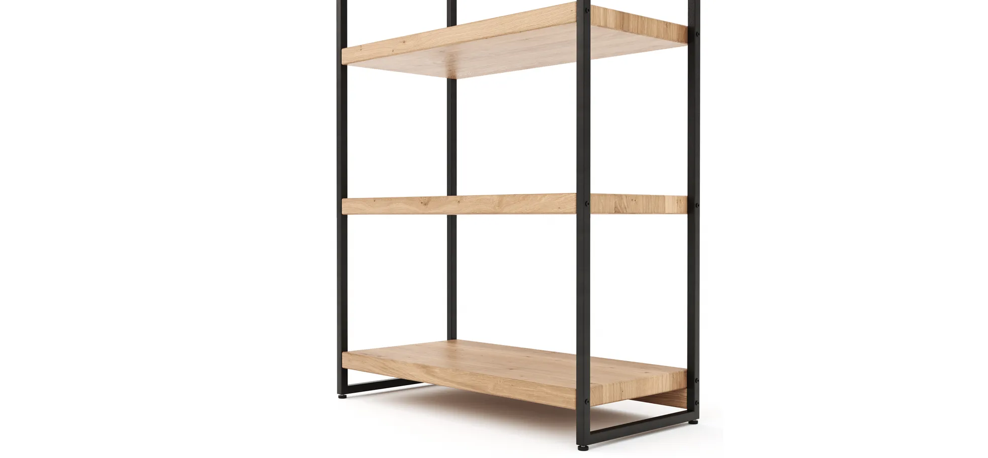 Regal Farmingdale - Eiche massiv, legno