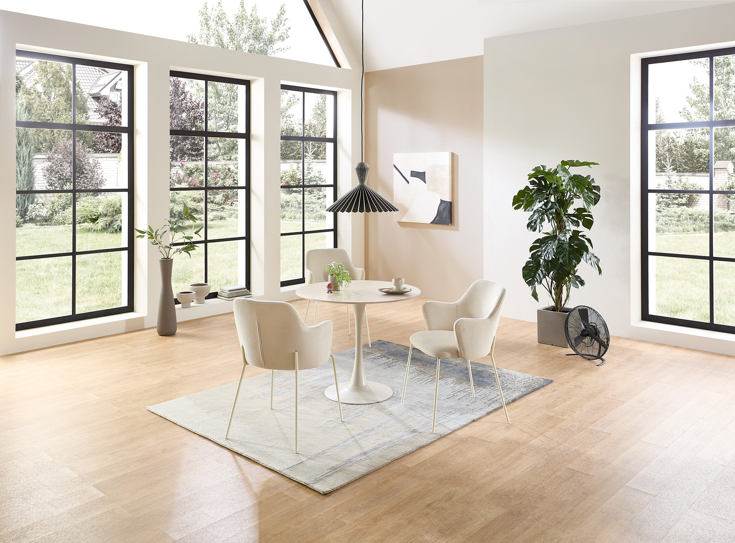 Armlehnstuhl, beige - MyStyle 4047