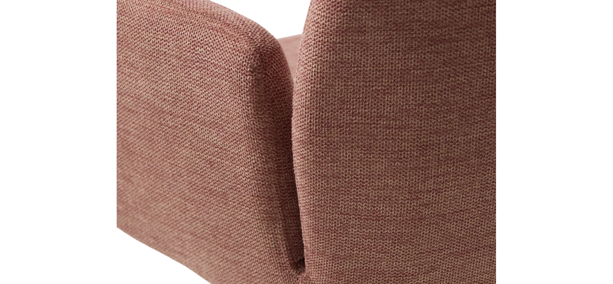 Armlehnstuhl, drehbar, Bouclé Rosa - Ulima