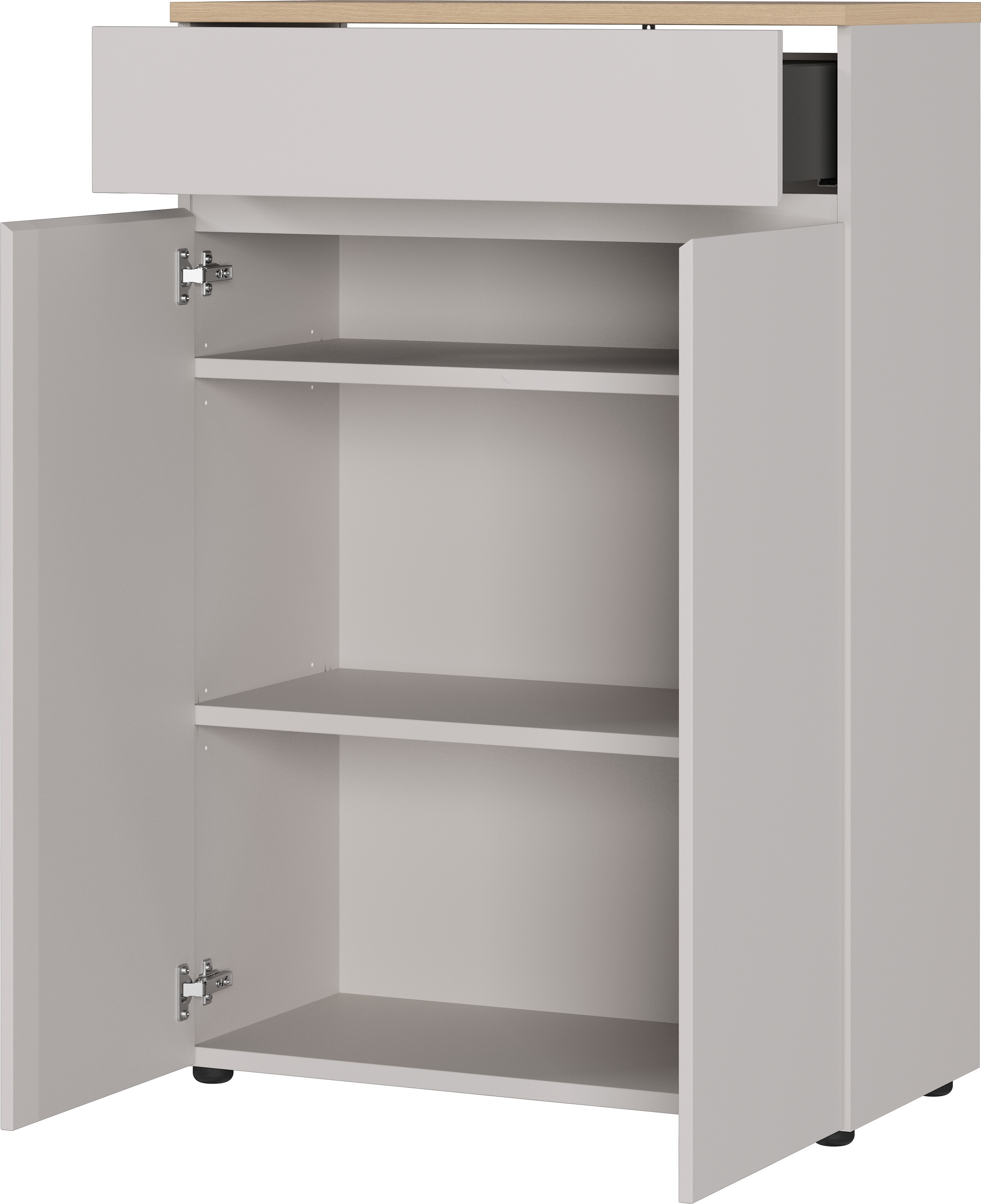 Aktenschrank, Kaschmir/Eiche NB - Griffin