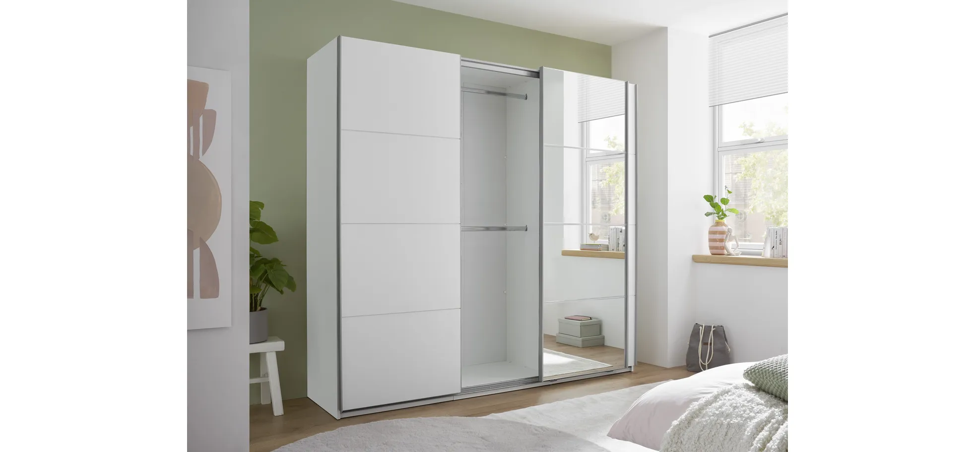 Schwebetürenschrank, weiß - MyStyle 3056 Schwebetürenschrank, weiß - MyStyle 3056