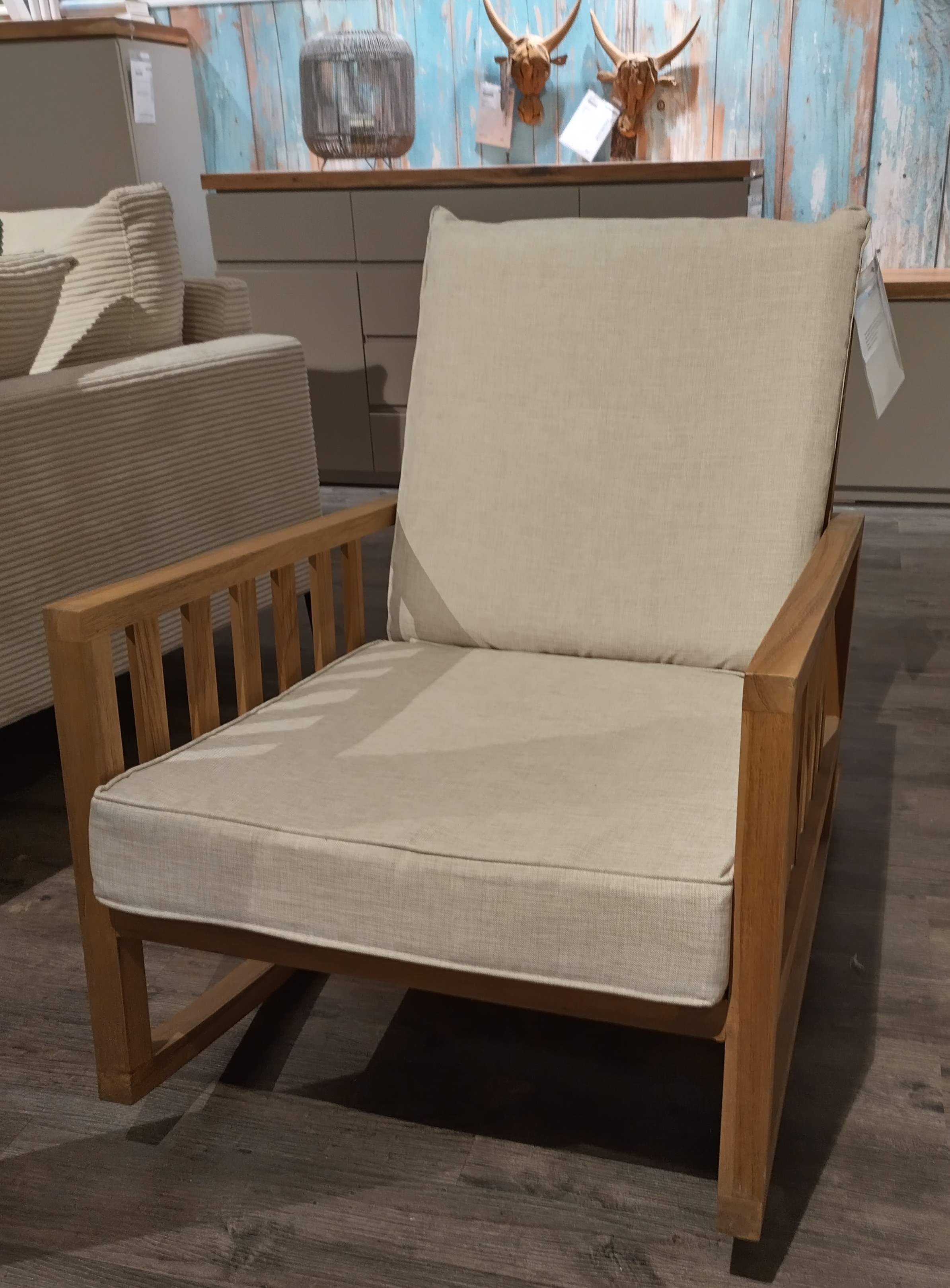 Schaukel-Sessel Panama Rocking, Teakholzgestell - FURNITURE