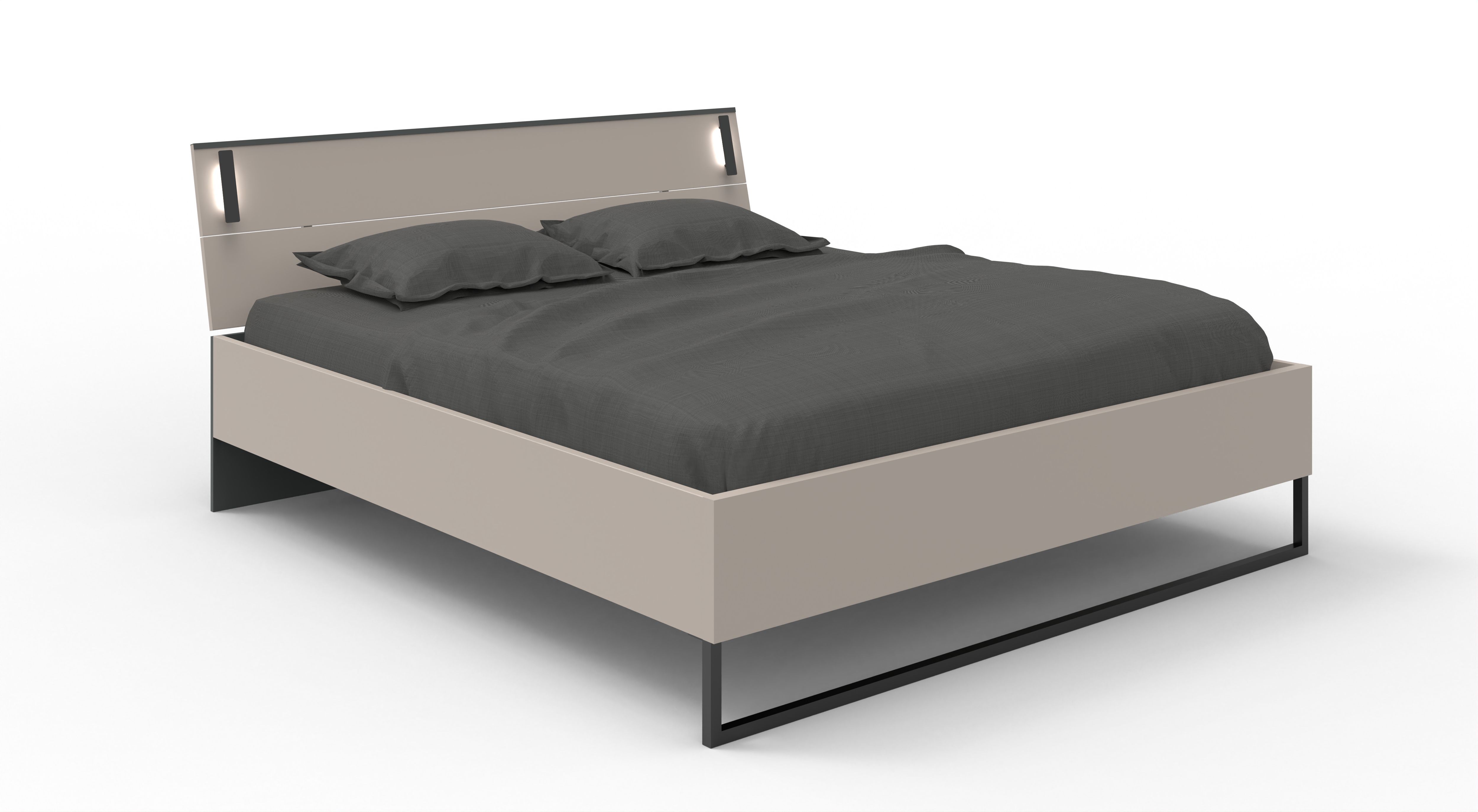 Futonbett, saharagrau - MyStyle 3071