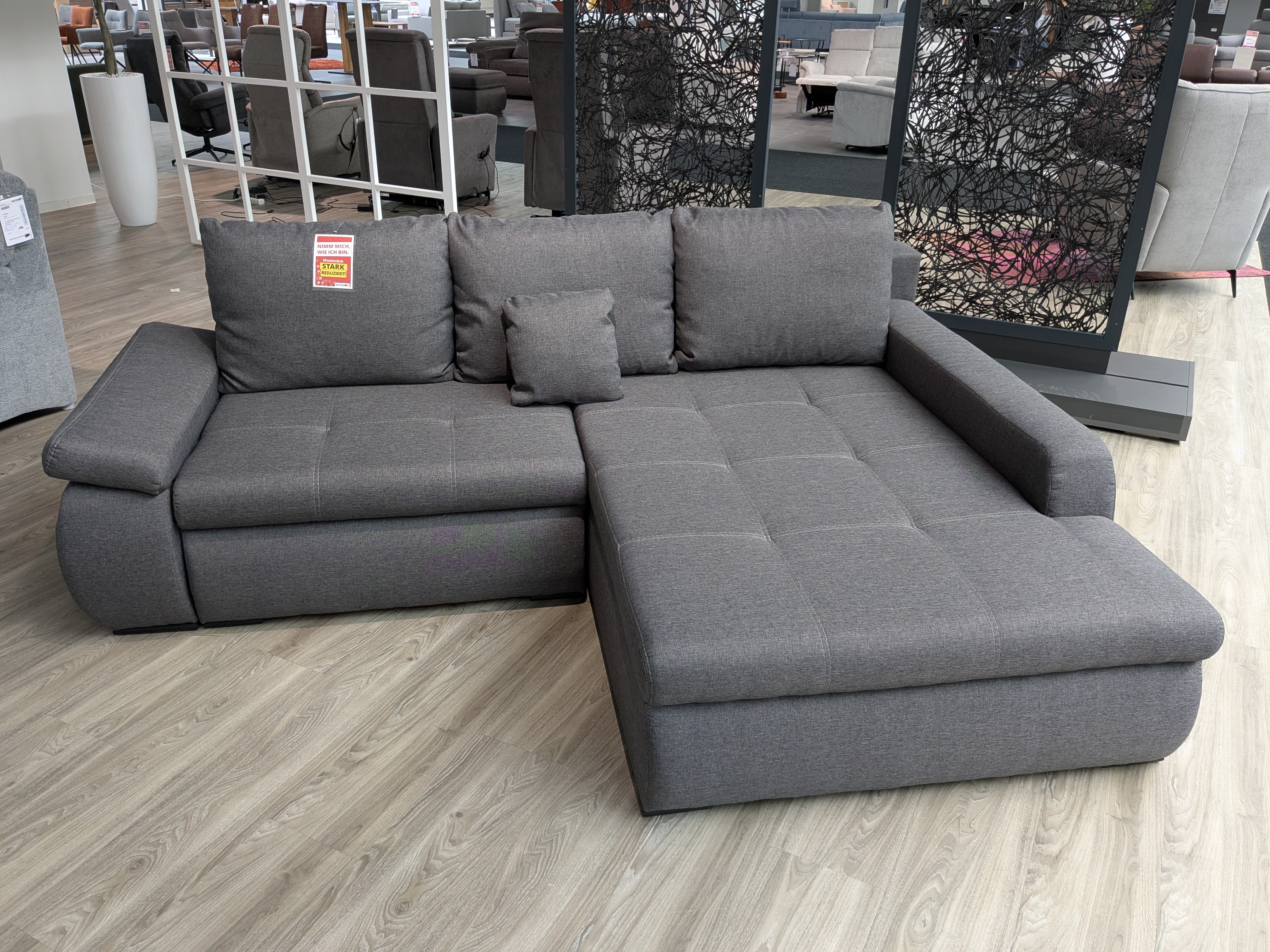 Wohnlandschaft, Stoff dunkelgrau - MyTogo 648
