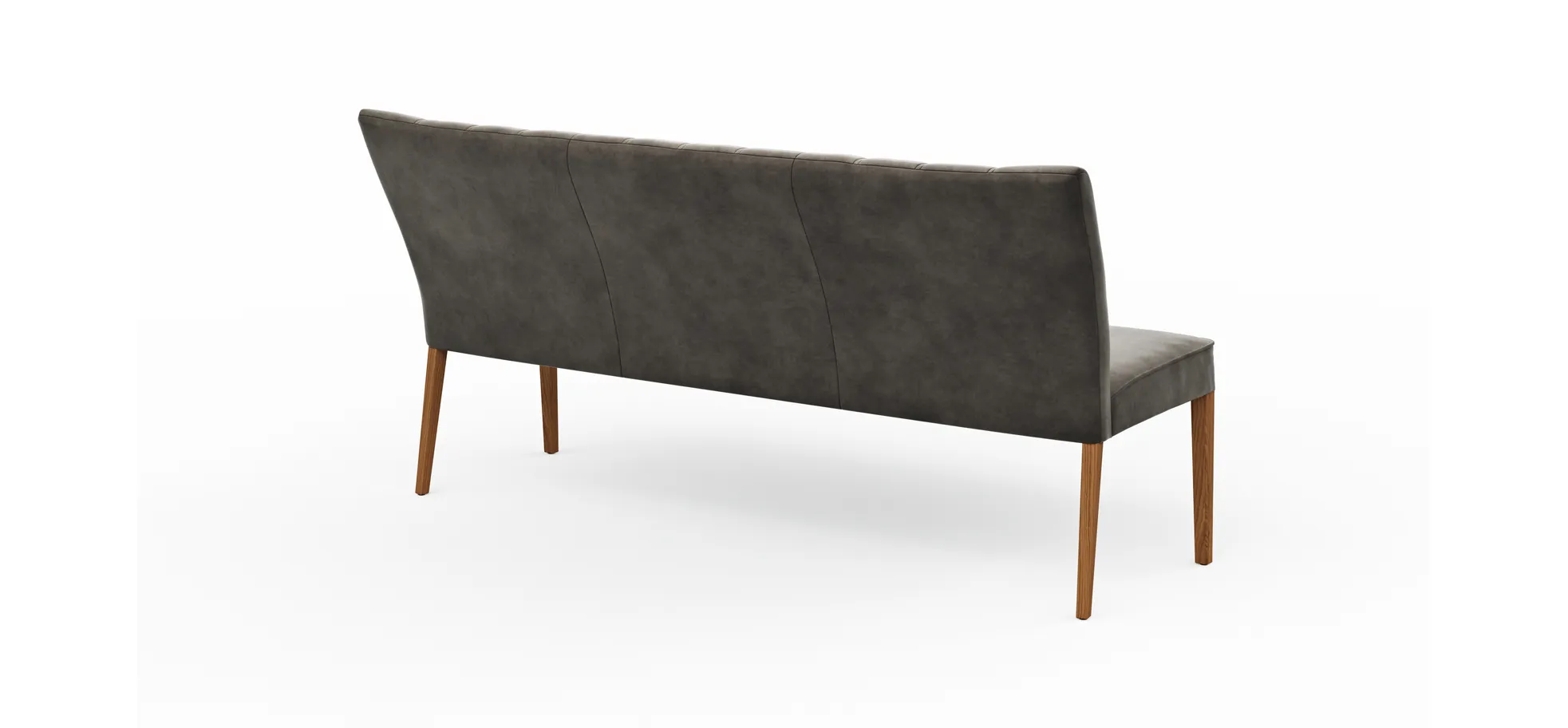 Polsterbank Seaford - B ca. 190 cm, Stoff, Braun