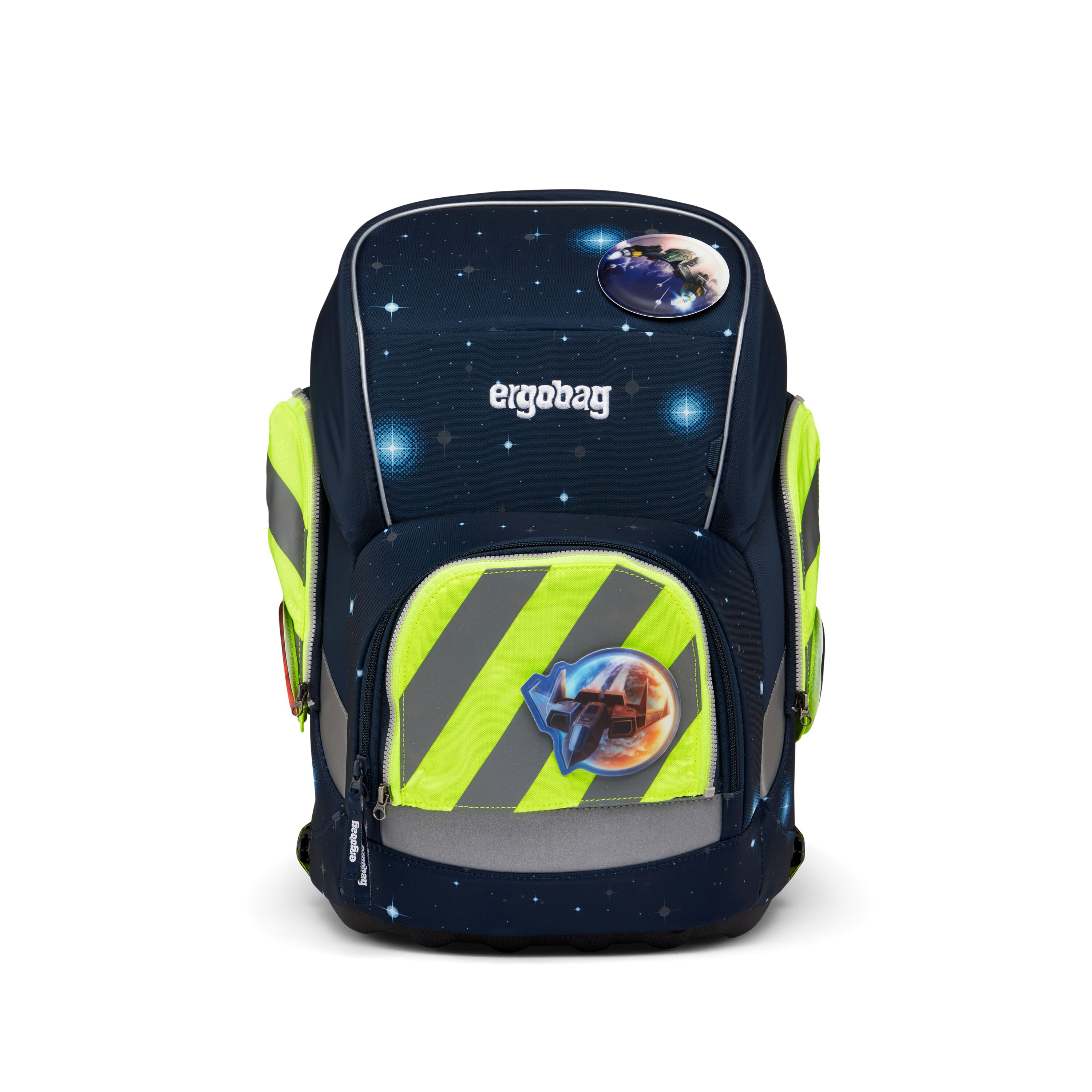 egobag Sicherheitsset, gelb - fluo zip mit reflektorstreifen
