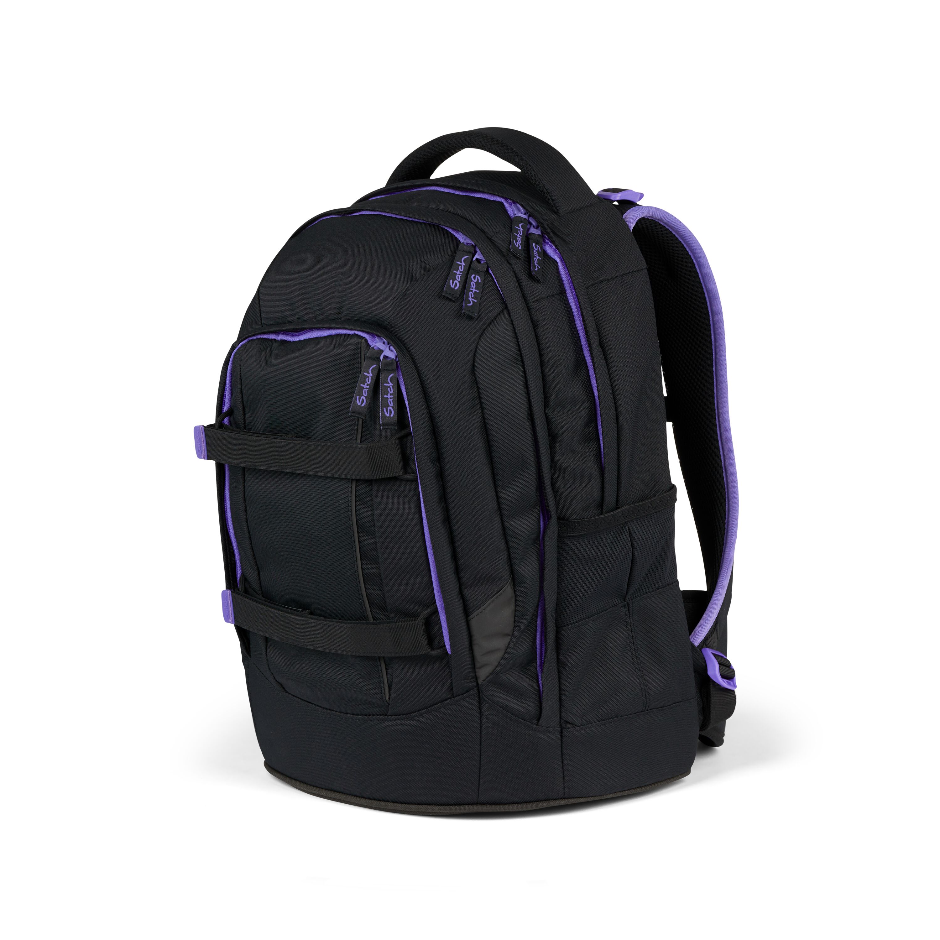 Schulrucksack Purple Phantom - schwarz