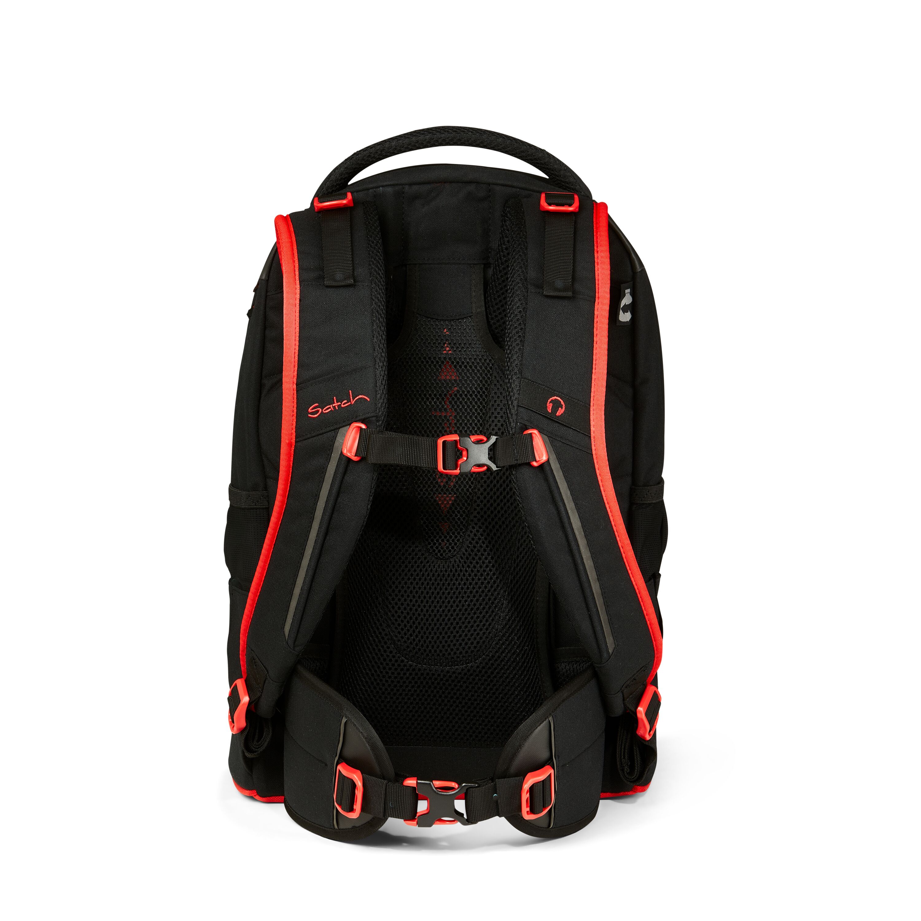 Schulrucksack Fire Phantom - schwarz