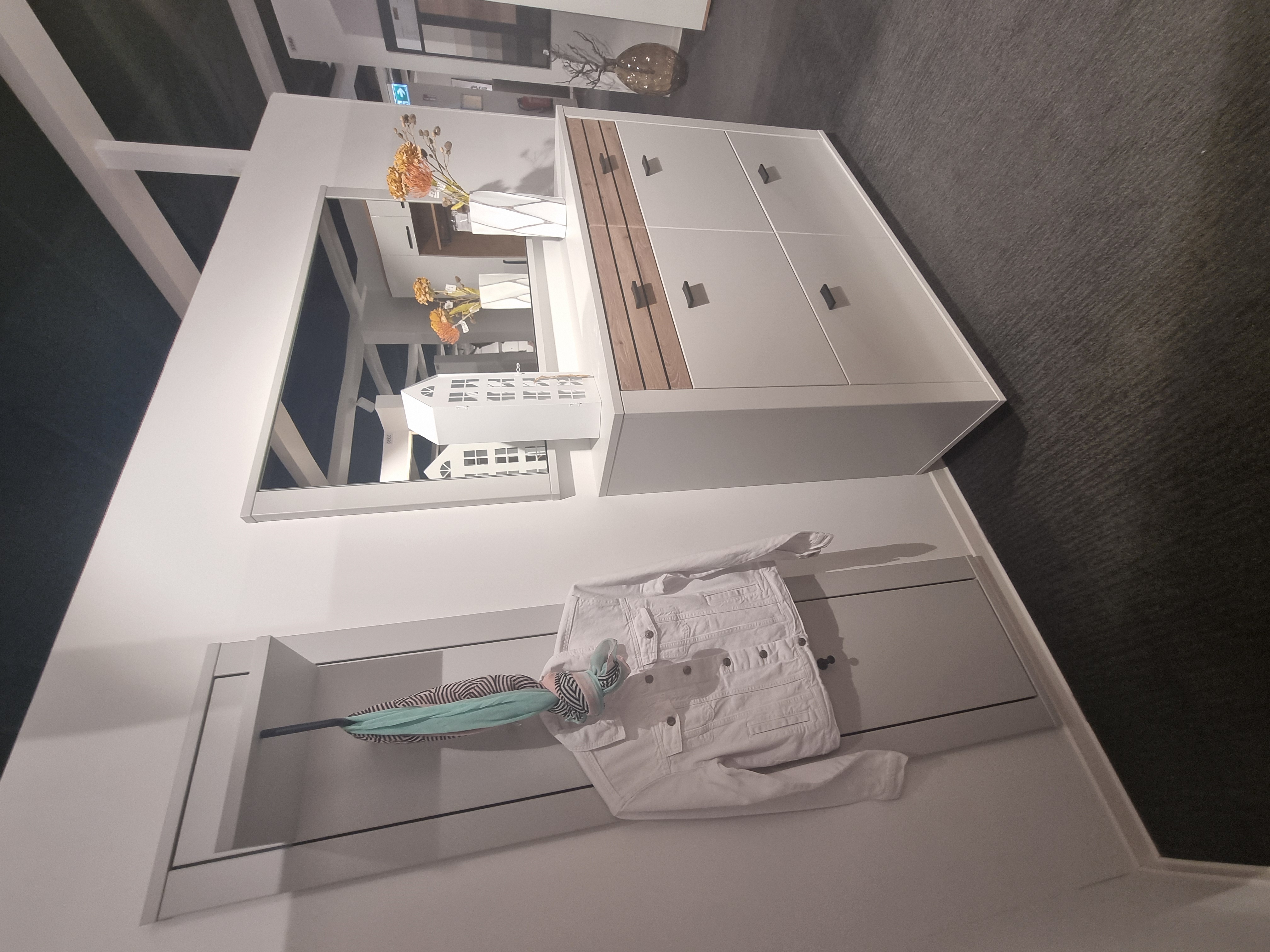 Garderobenkombi, white  - LS24 Graniti