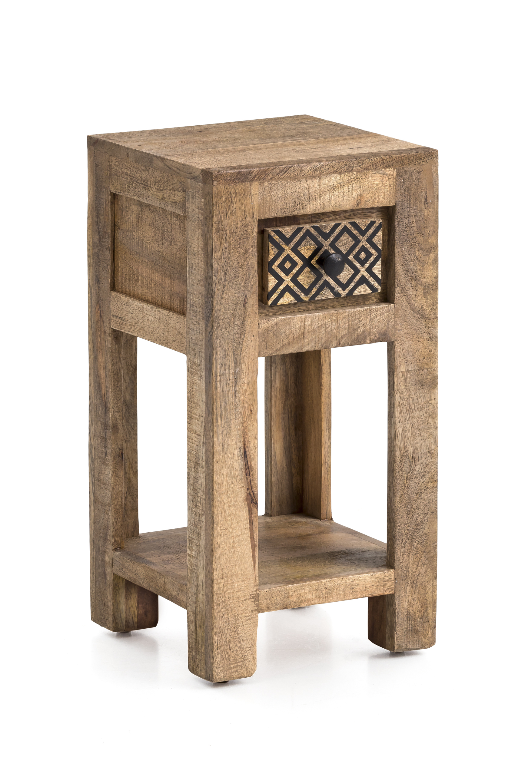 Blumensäule, Mangoholz, ca.60cm hoch - MyStyle 1008