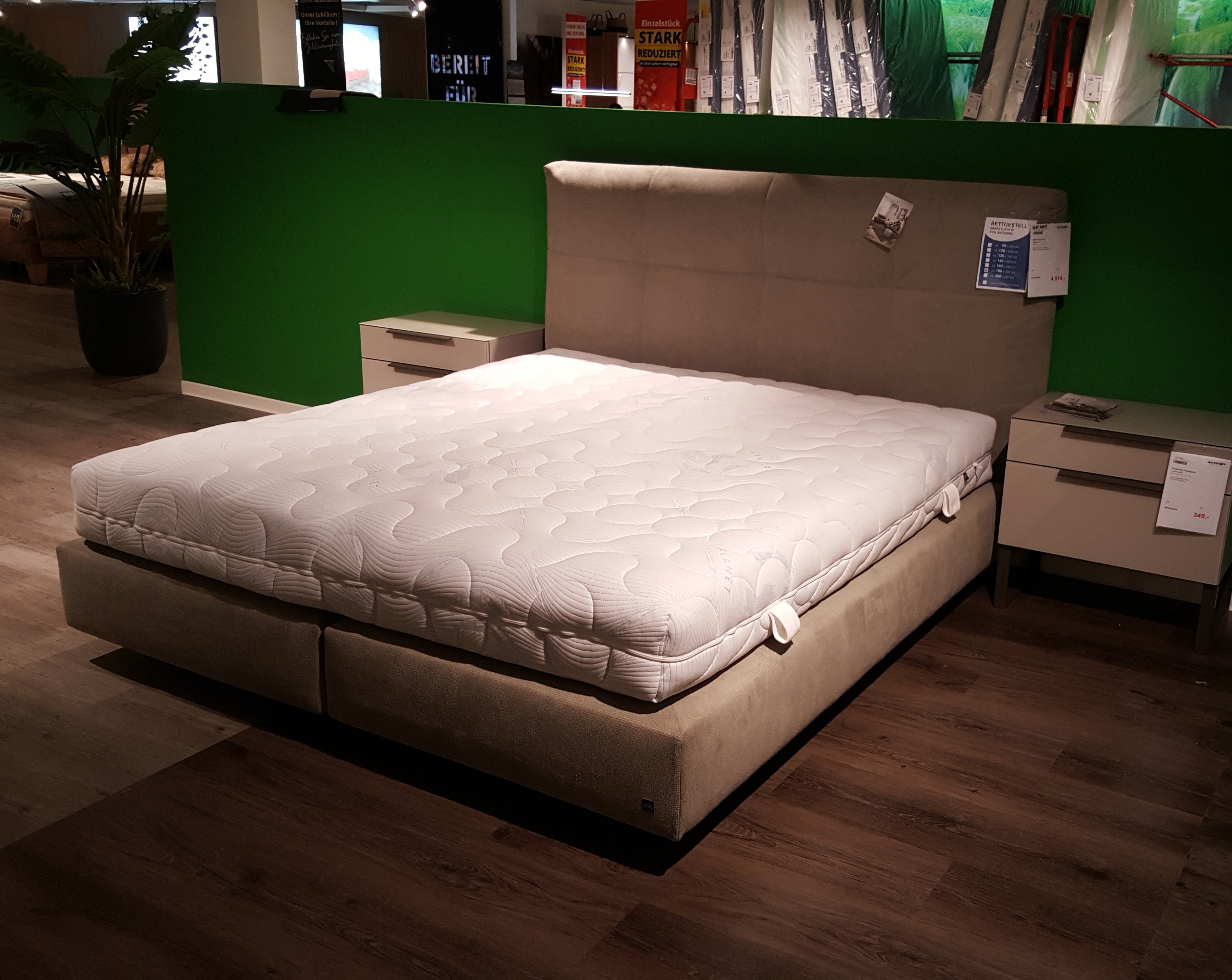 Bettkombination, Stoff hellbraun - MyStyle 3032