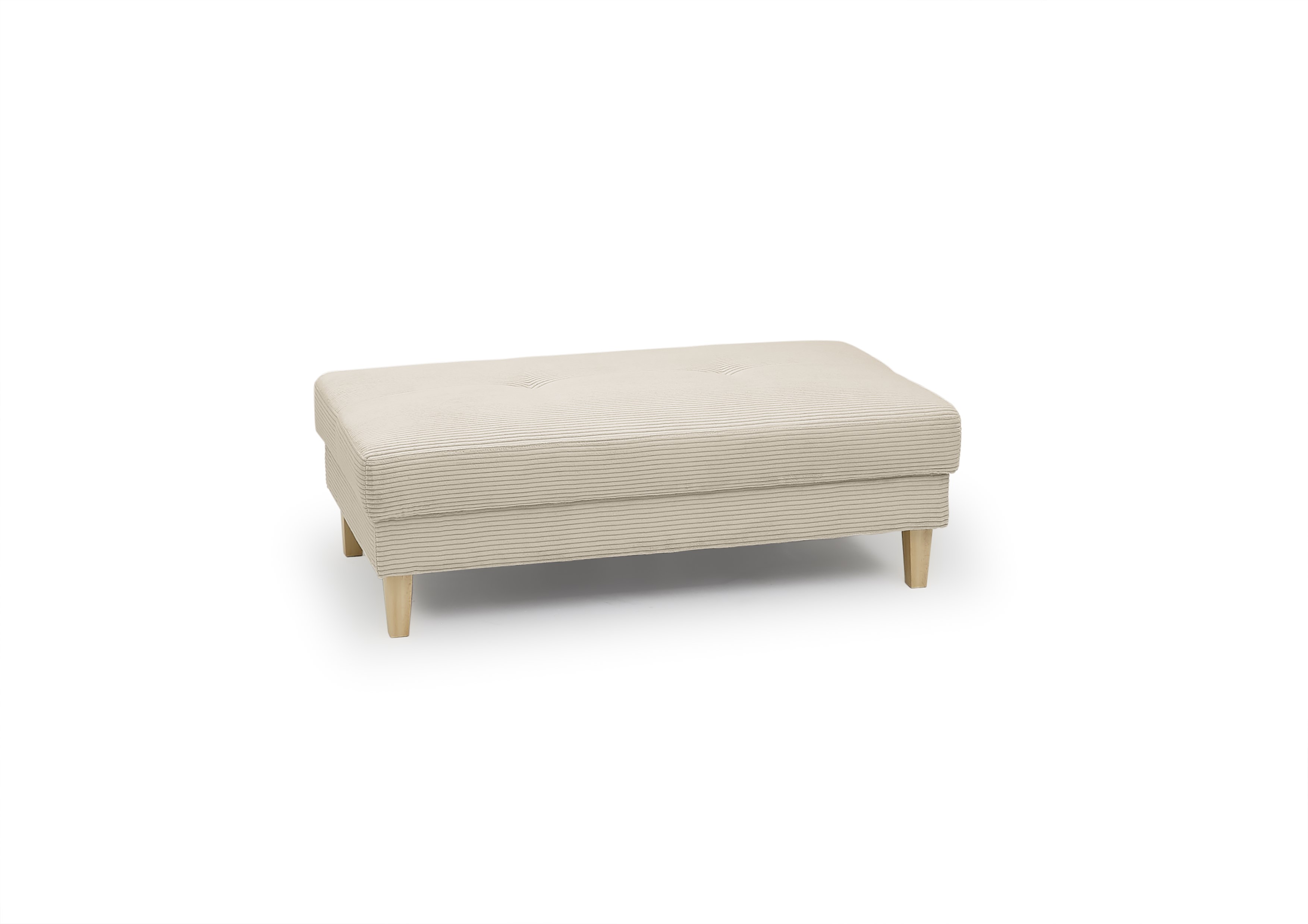 Wohnlandschaft, Cordstoff cream - Haulani