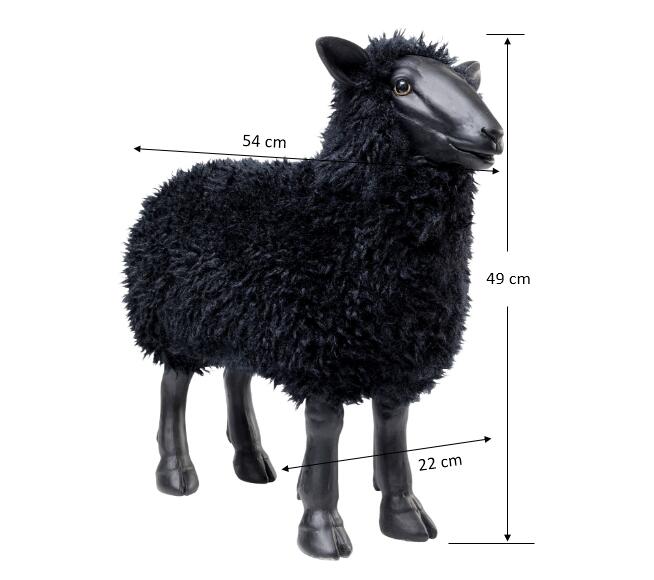 Dekor Figur Bathilde, schwarz - Accessoires