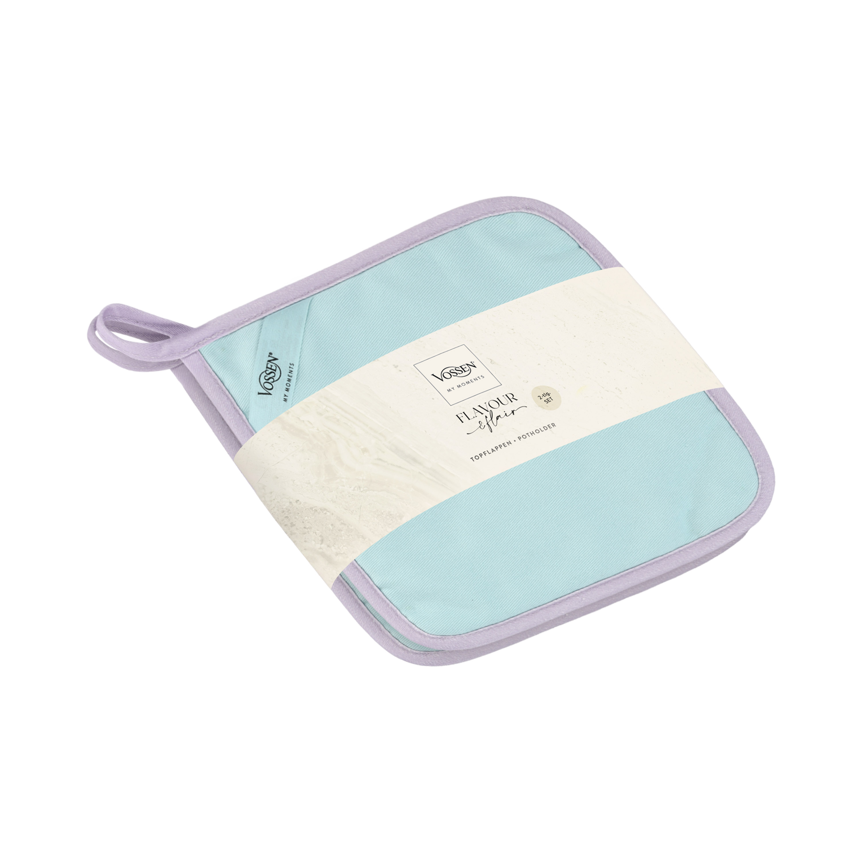 Oven Chic 2xTopflappen - dreamy blue