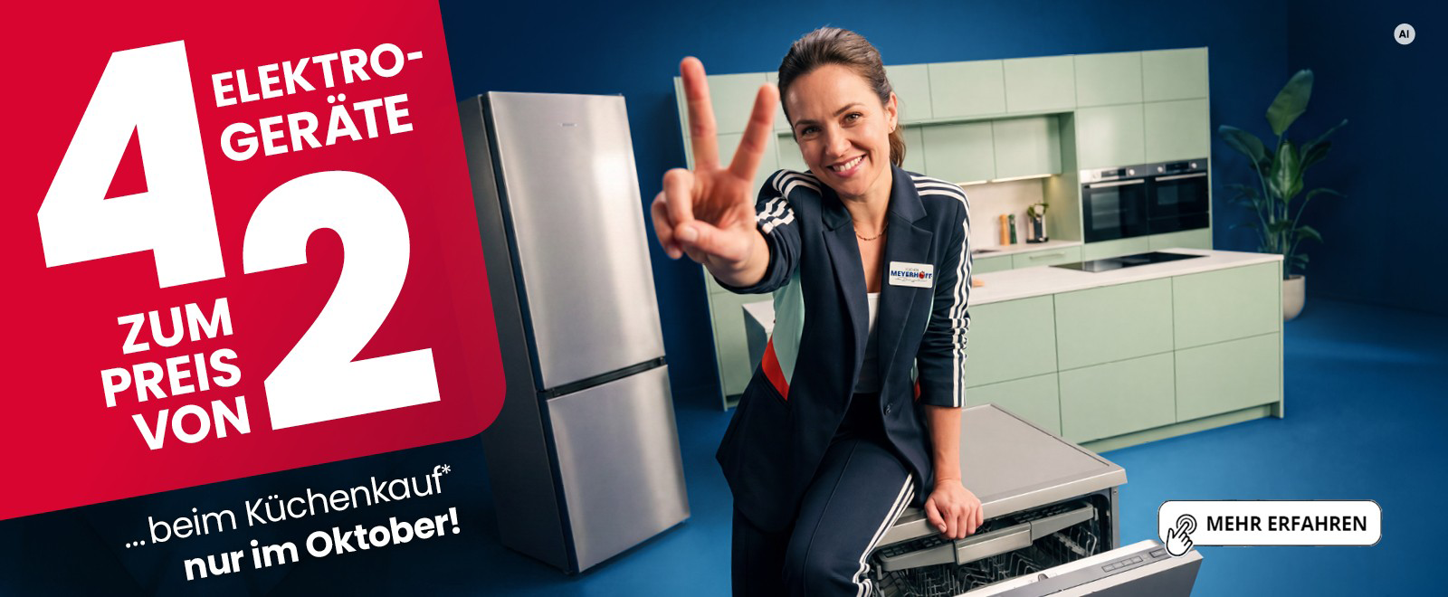 4 Küchen E-Geräte kaufen und 2 gratis bekommen
