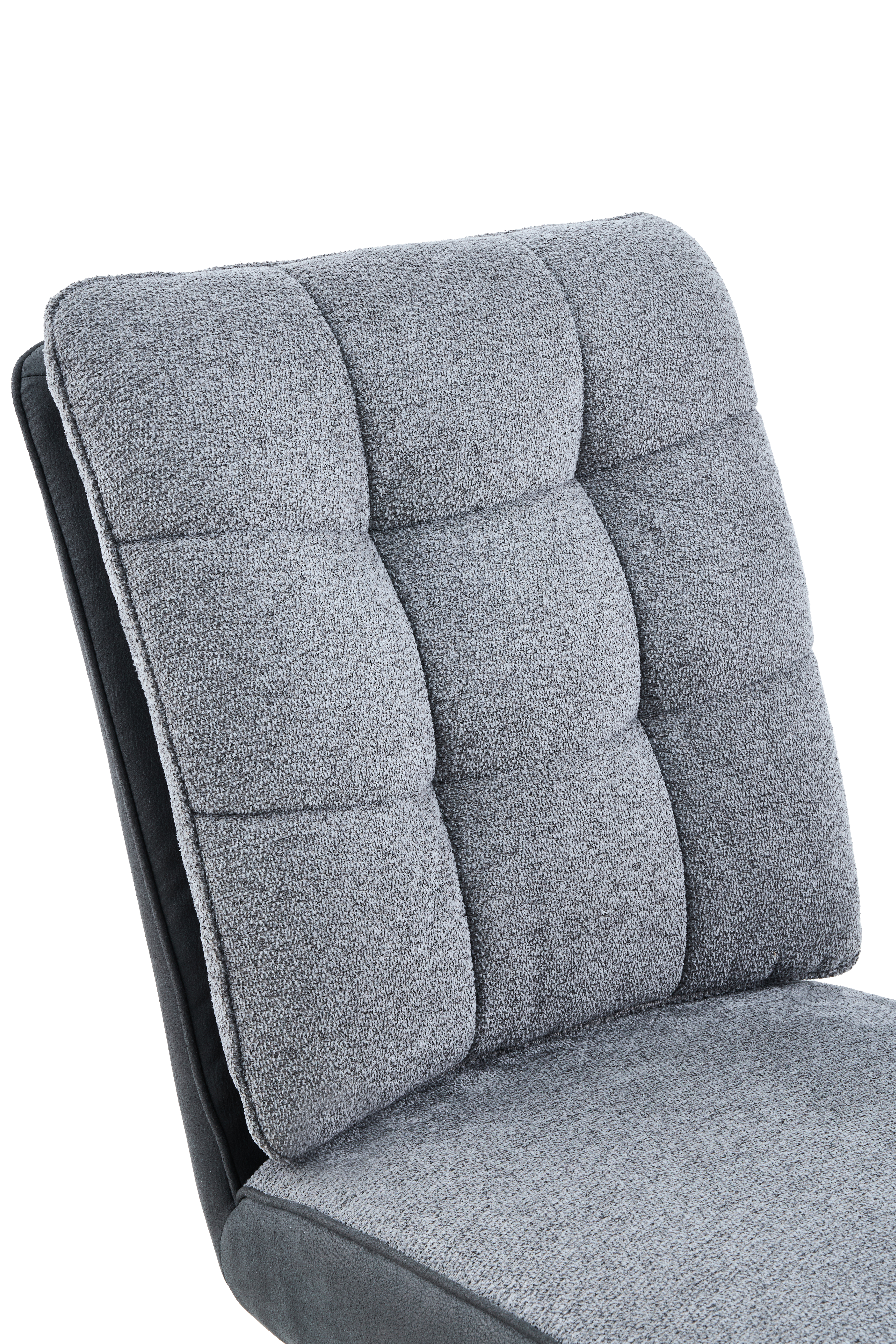 Vierfußstuhl, Microfaser dunkelgrau - MyStyle 4083