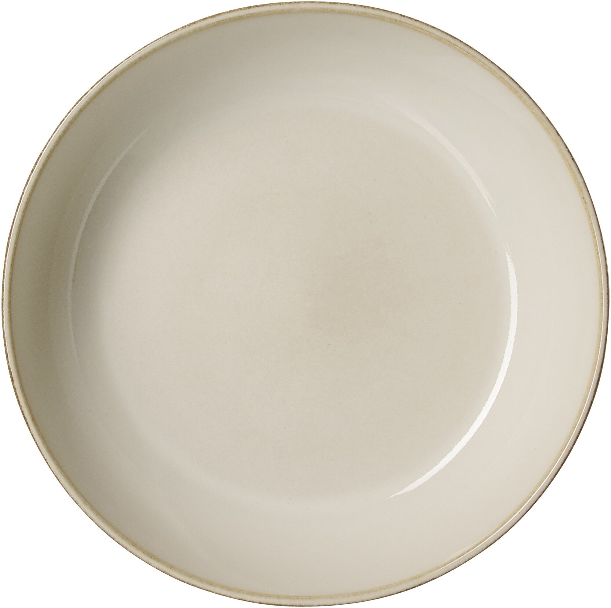Suppenteller Olivia - steingut, beige, 20cm