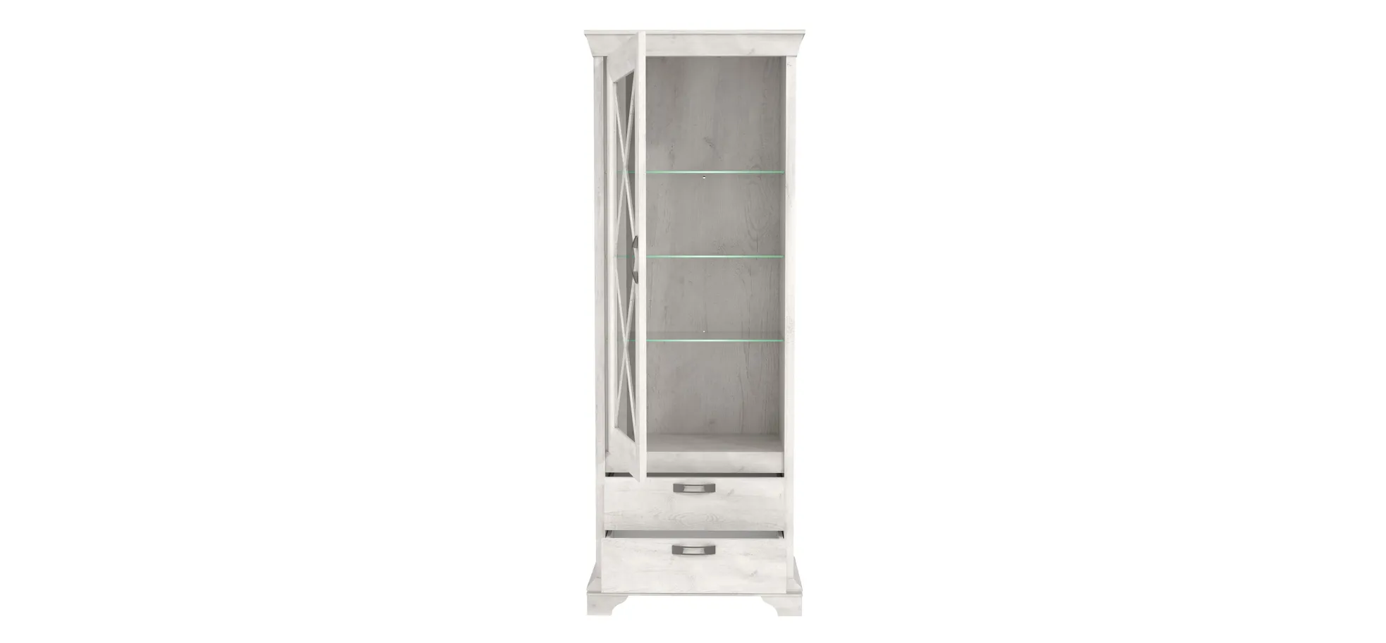 Vitrine, Pinia weiß - FIRENZ