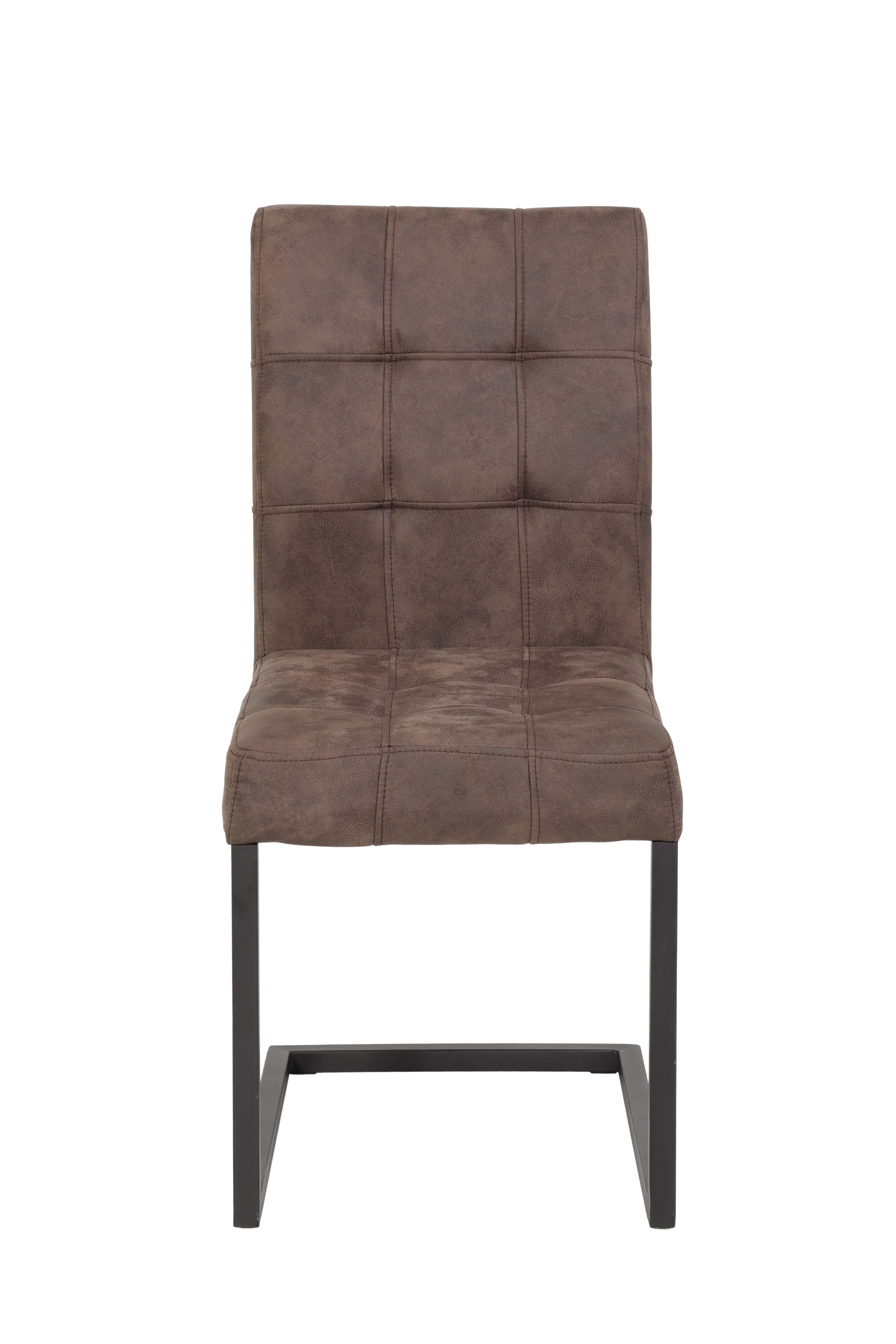 Schwingstuhl, Bezug braun - HALBERSTADT